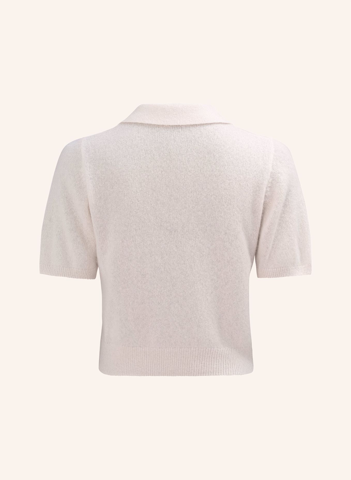 TRUE RELIGION Strick-Poloshirt AMARA: WEISS