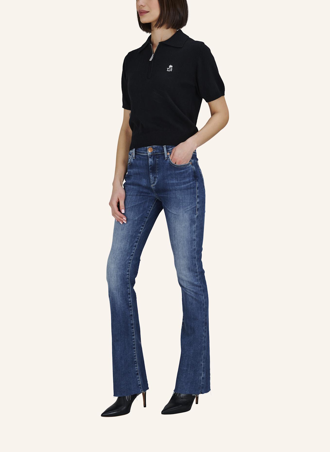 TRUE RELIGION Poloshirt: SCHWARZ