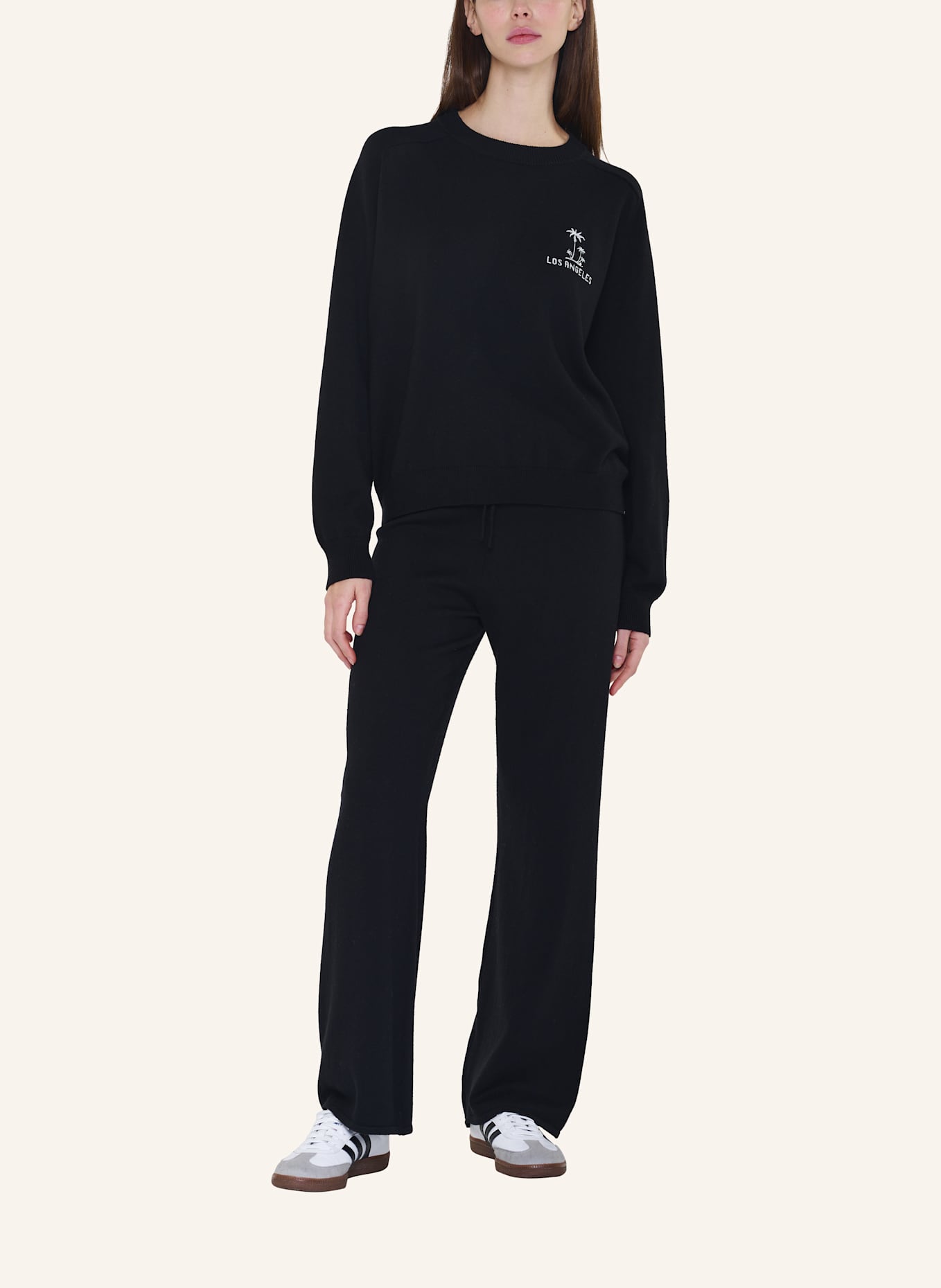 TRUE RELIGION Strickpulli RAINBOW: SCHWARZ