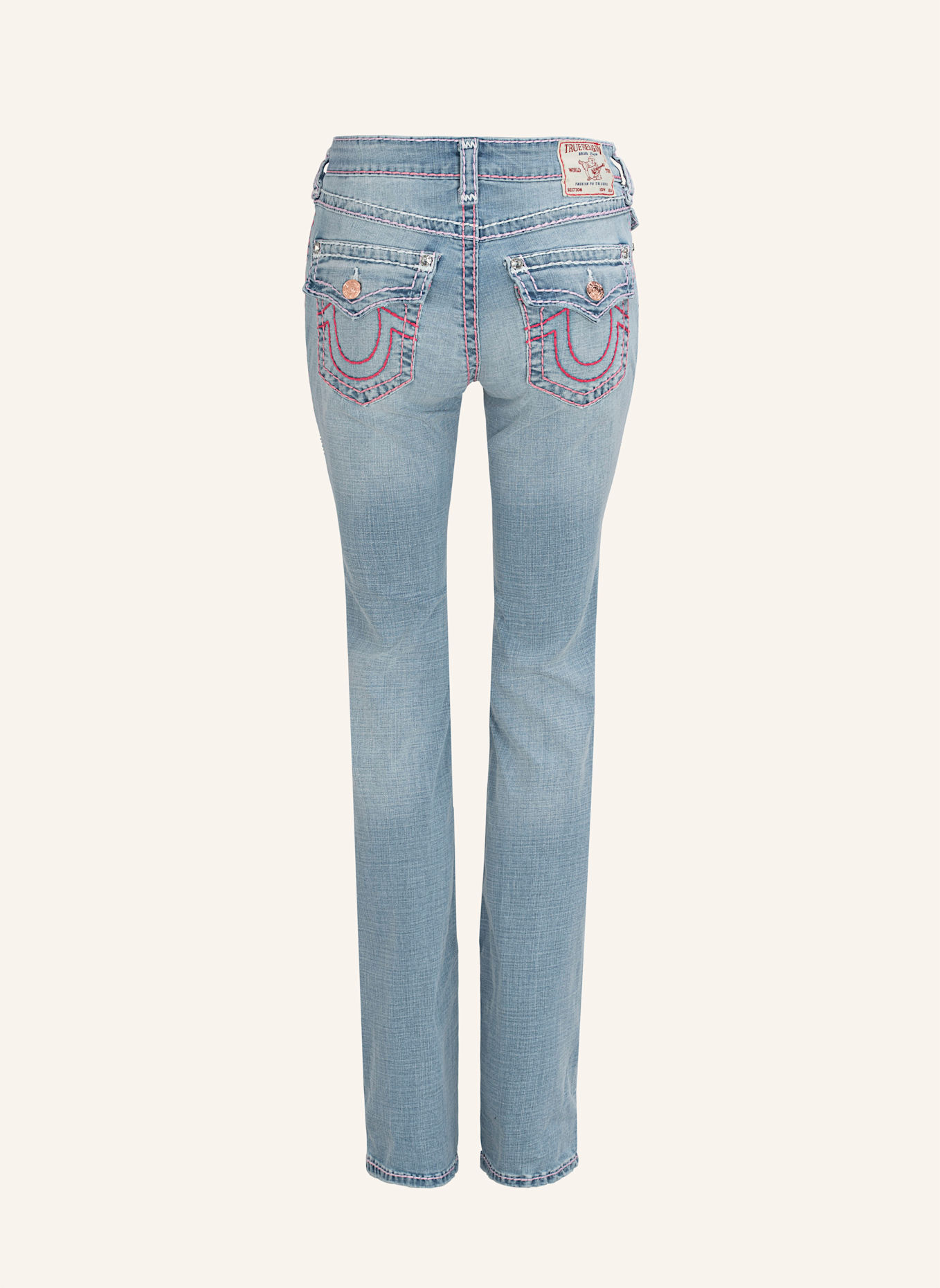 TRUE RELIGION Jeans BECCA Bootcut Super T: HELLBLAU