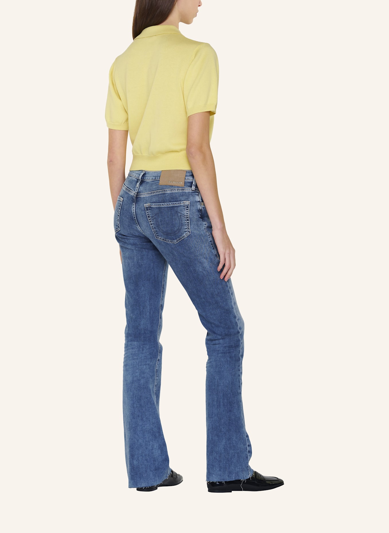 TRUE RELIGION Poloshirt: GELB