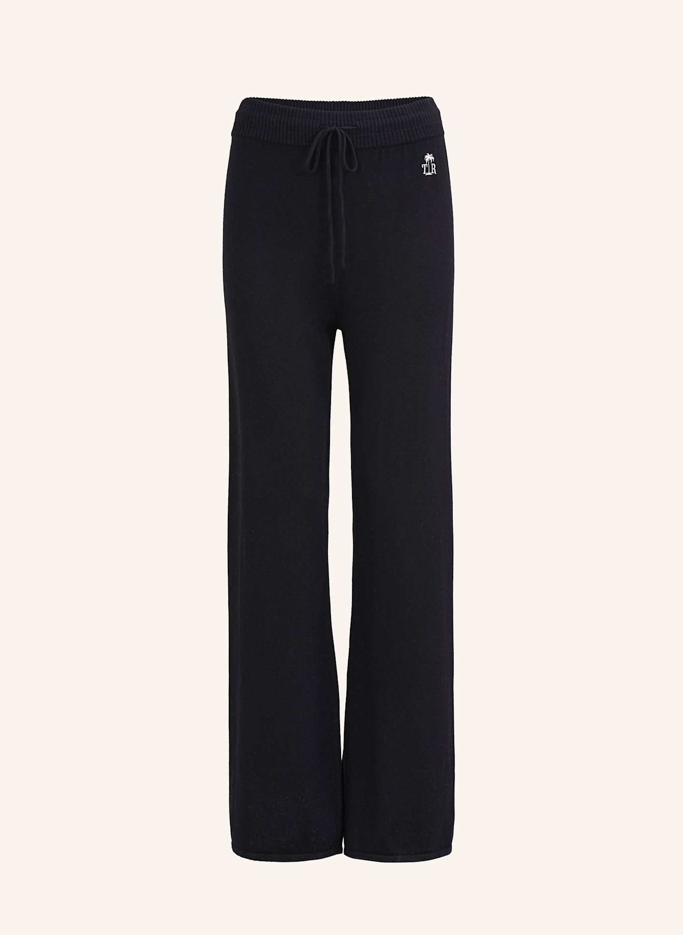 TRUE RELIGION Strickhose: SCHWARZ