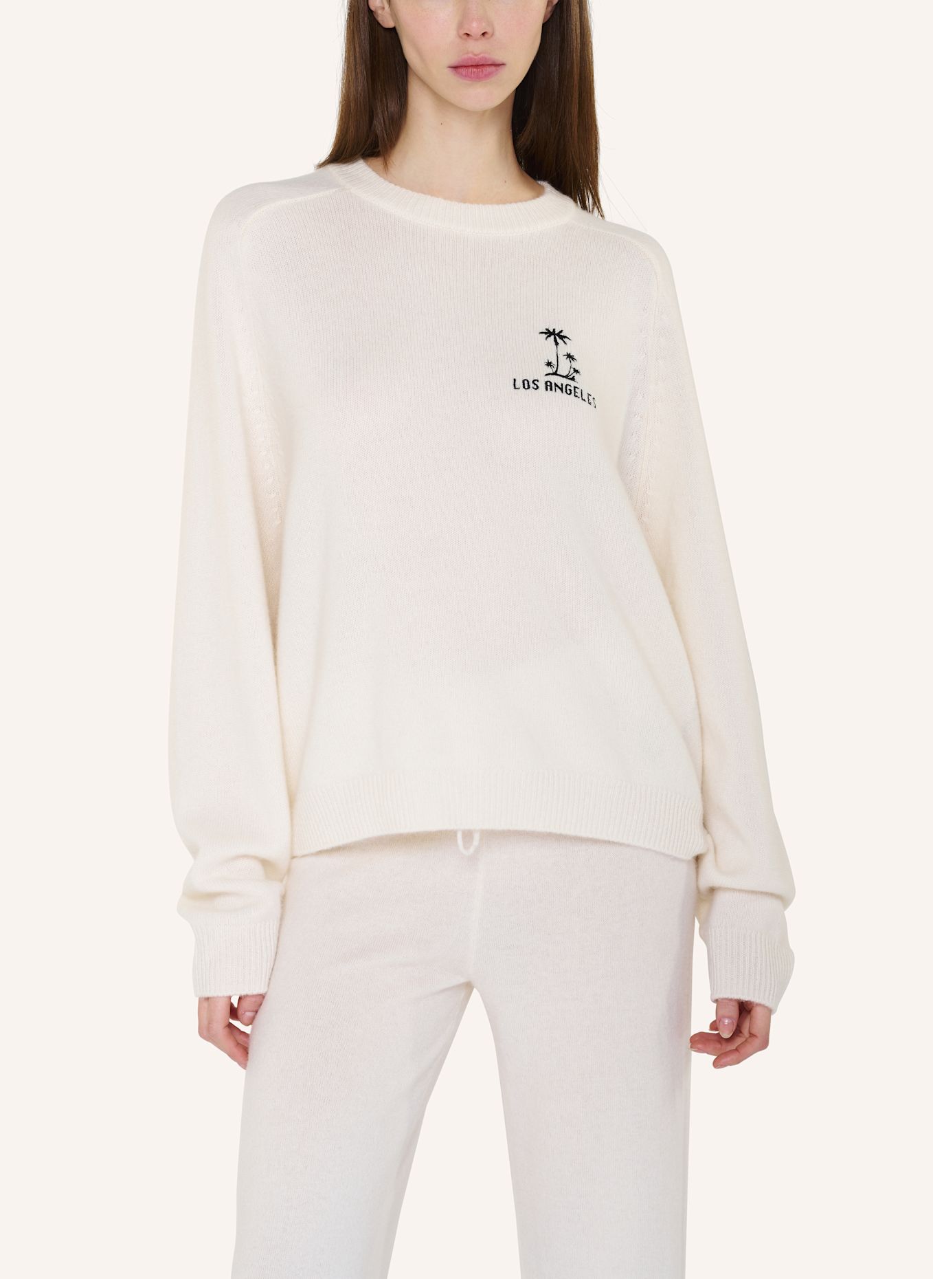 TRUE RELIGION Strickpulli MC CALIFORNIA: ECRU