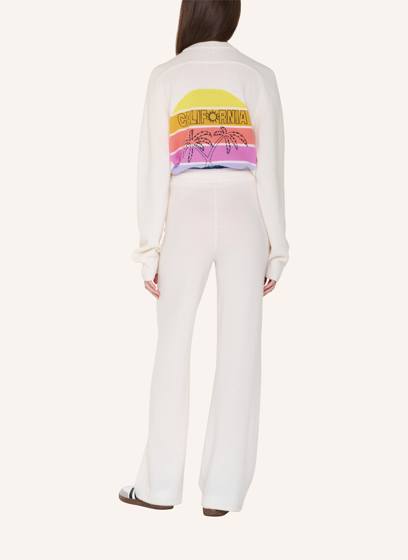 TRUE RELIGION Strickpulli MC CALIFORNIA: ECRU