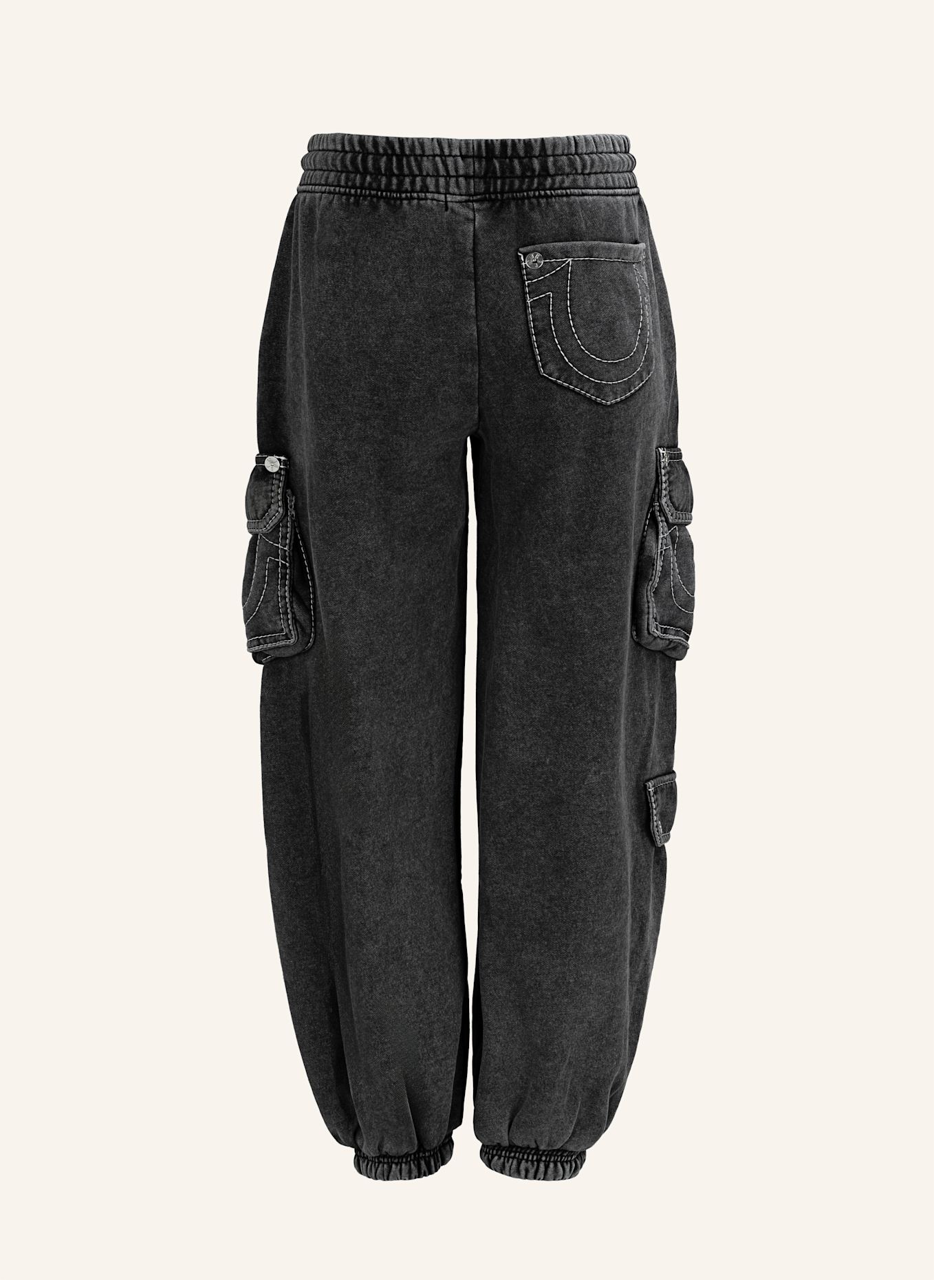 TRUE RELIGION Sweatpant: SCHWARZ