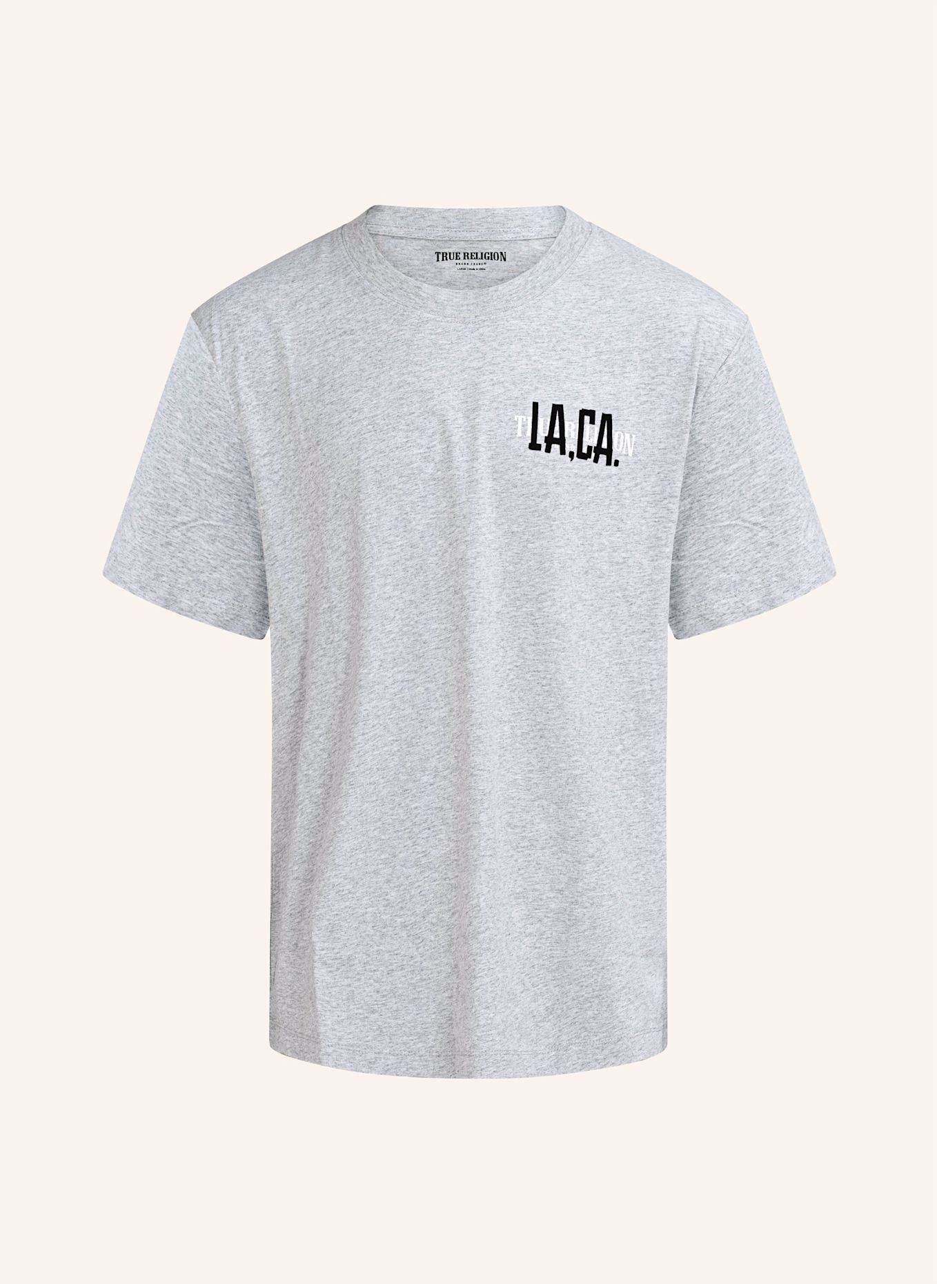 TRUE RELIGION T-Shirt: HELLGRAU