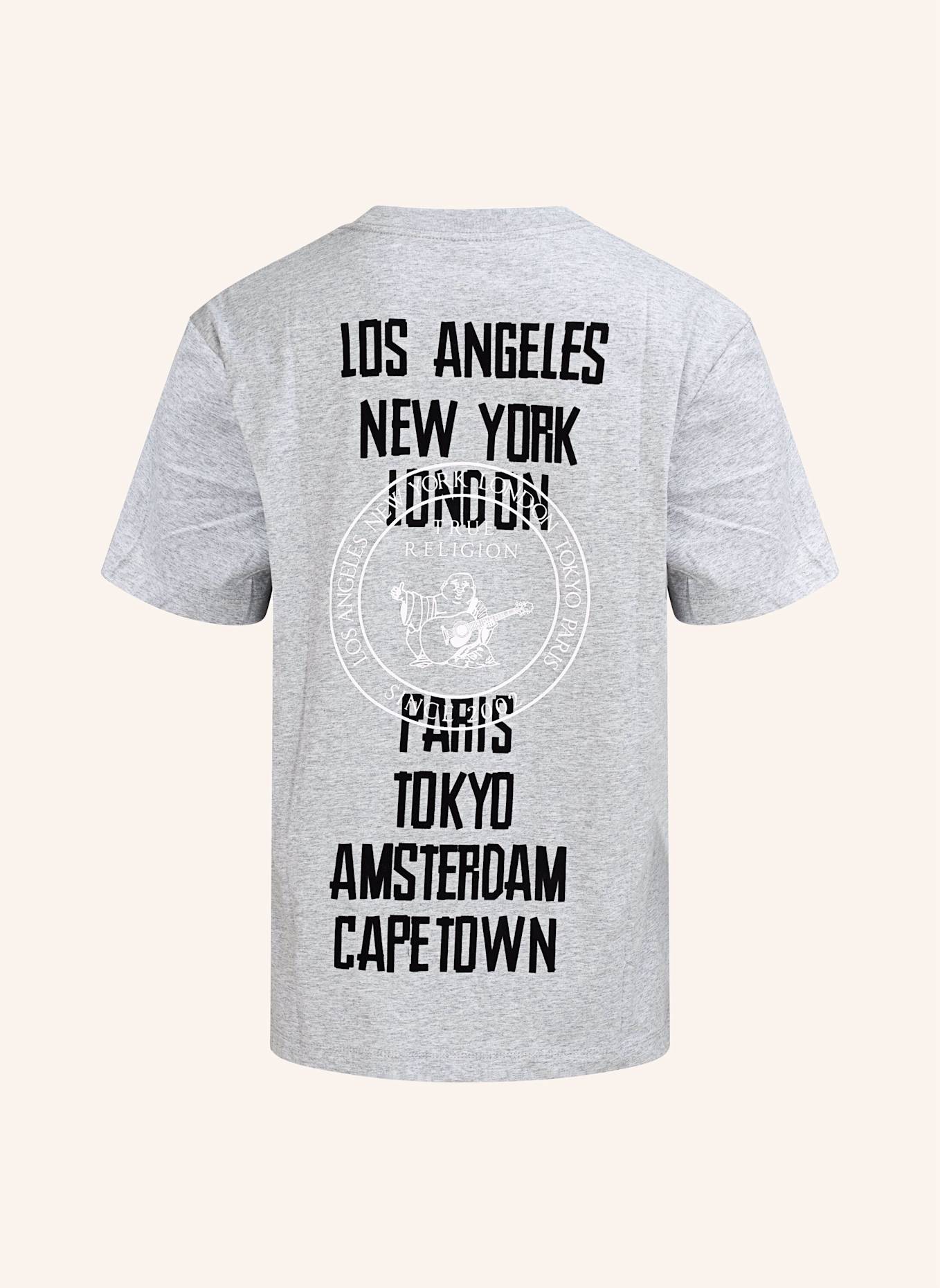 TRUE RELIGION T-Shirt: HELLGRAU