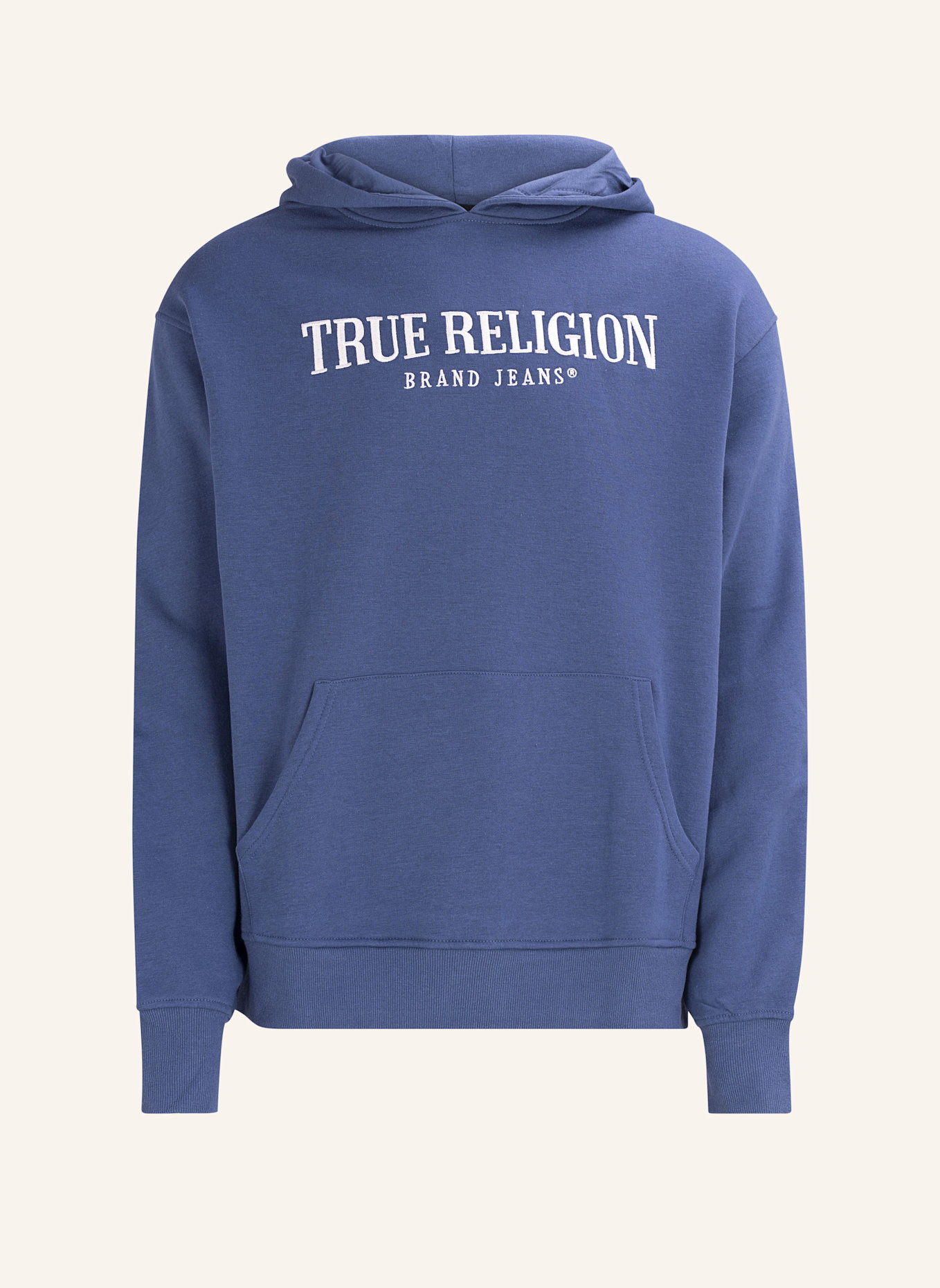 TRUE RELIGION Hoodie Zip-Up: BLAU