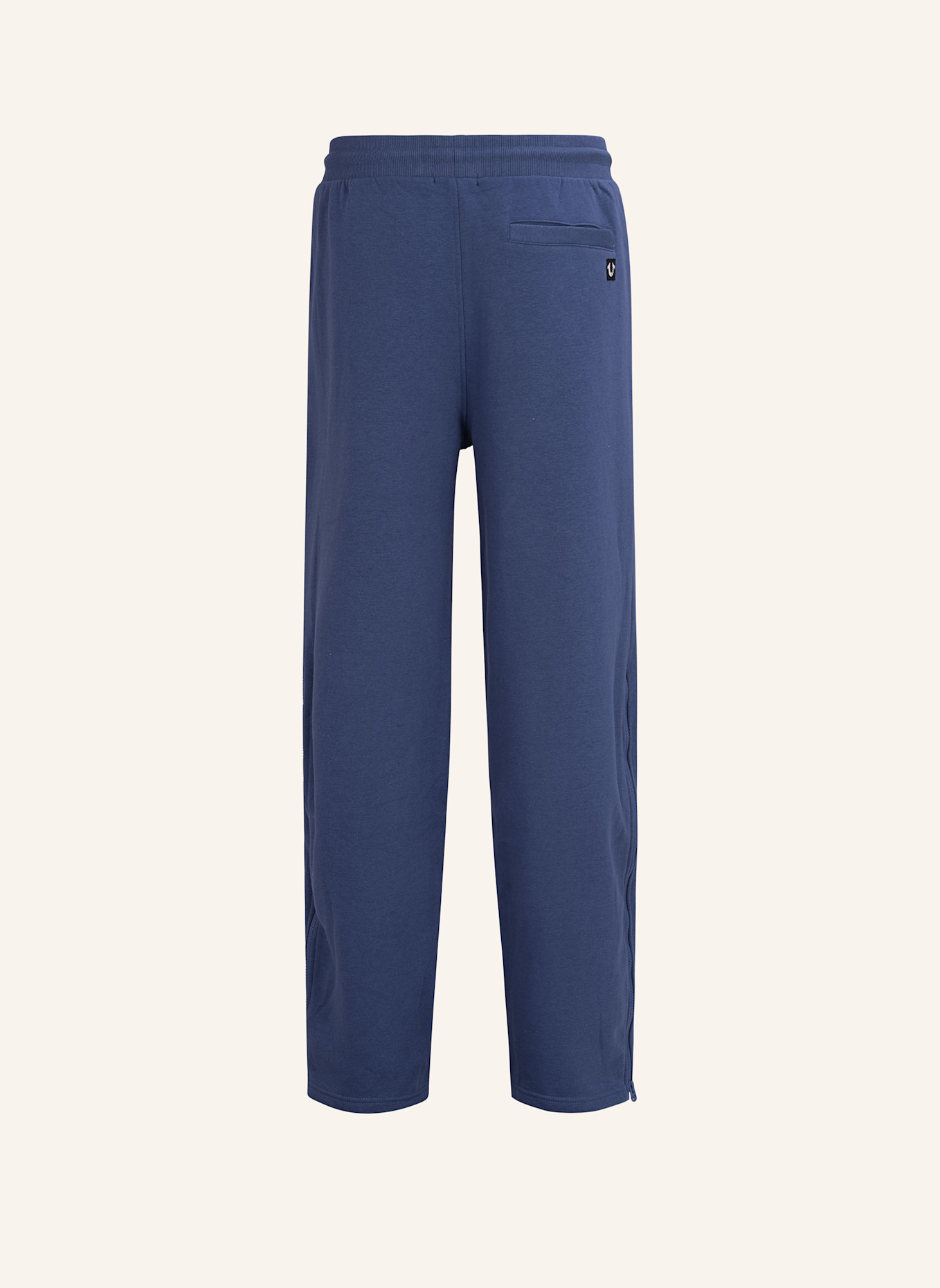 TRUE RELIGION Baggy Sweatpant ZIP UP: DUNKELBLAU