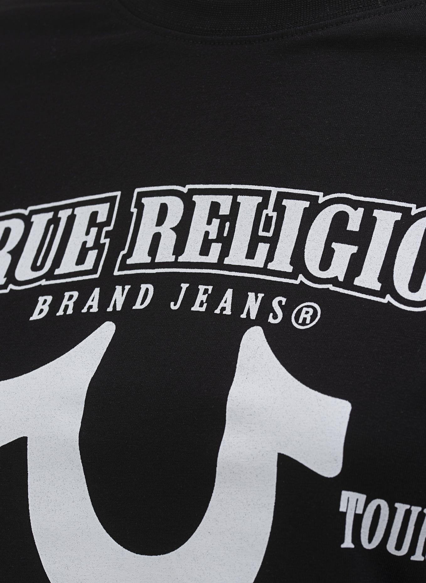 TRUE RELIGION Longsleeve: SCHWARZ