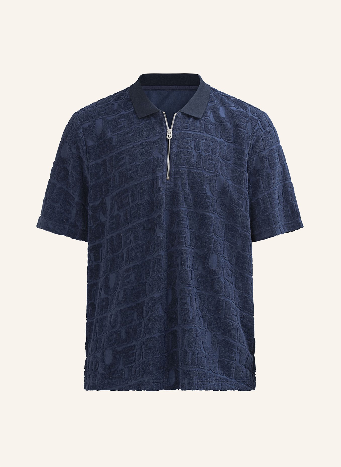 TRUE RELIGION Polo: DUNKELBLAU