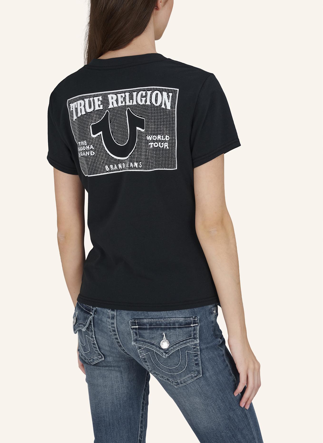 TRUE RELIGION T-Shirt: SCHWARZ