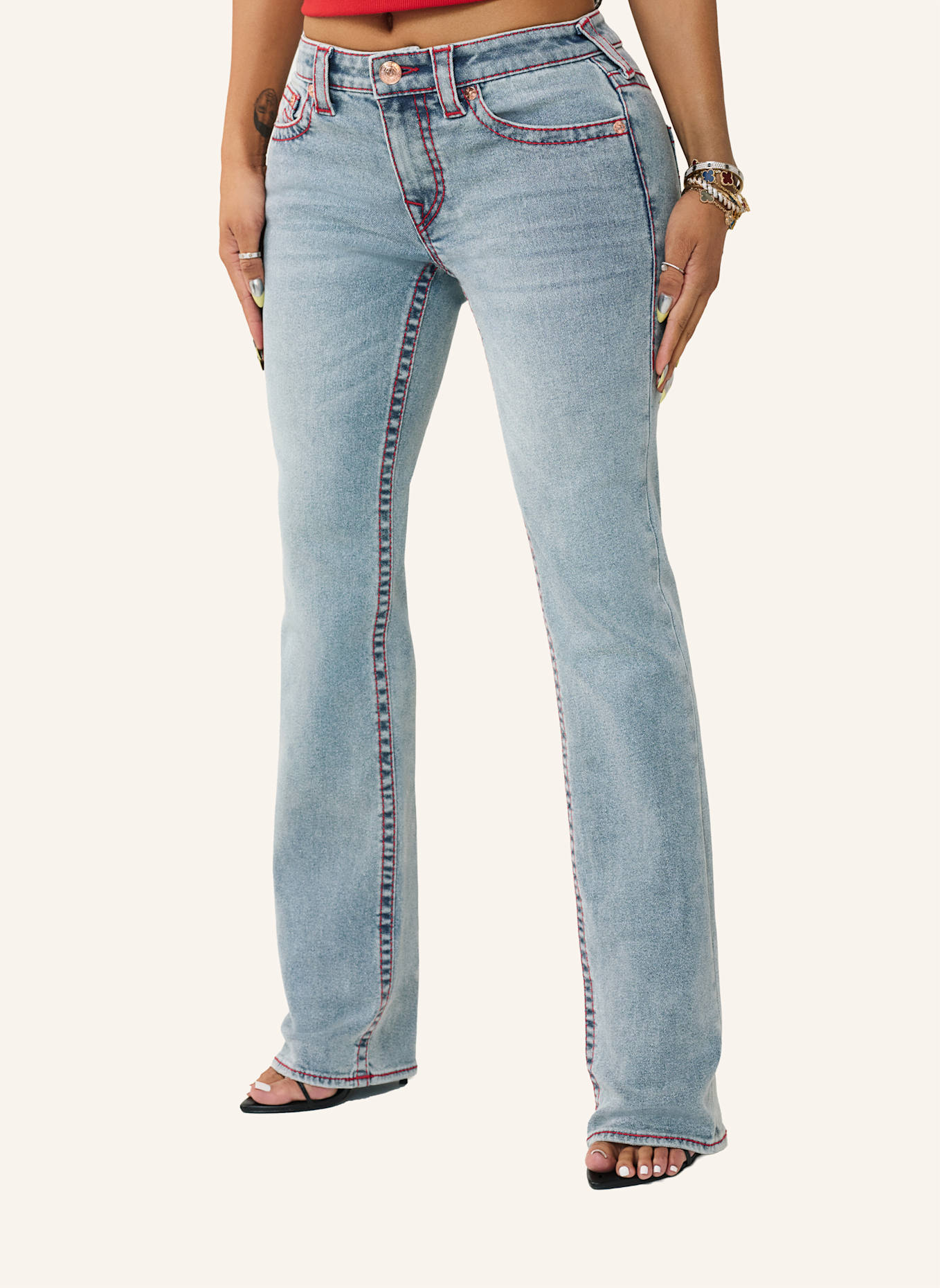 TRUE RELIGION Jeans BILLIE: HELLBLAU