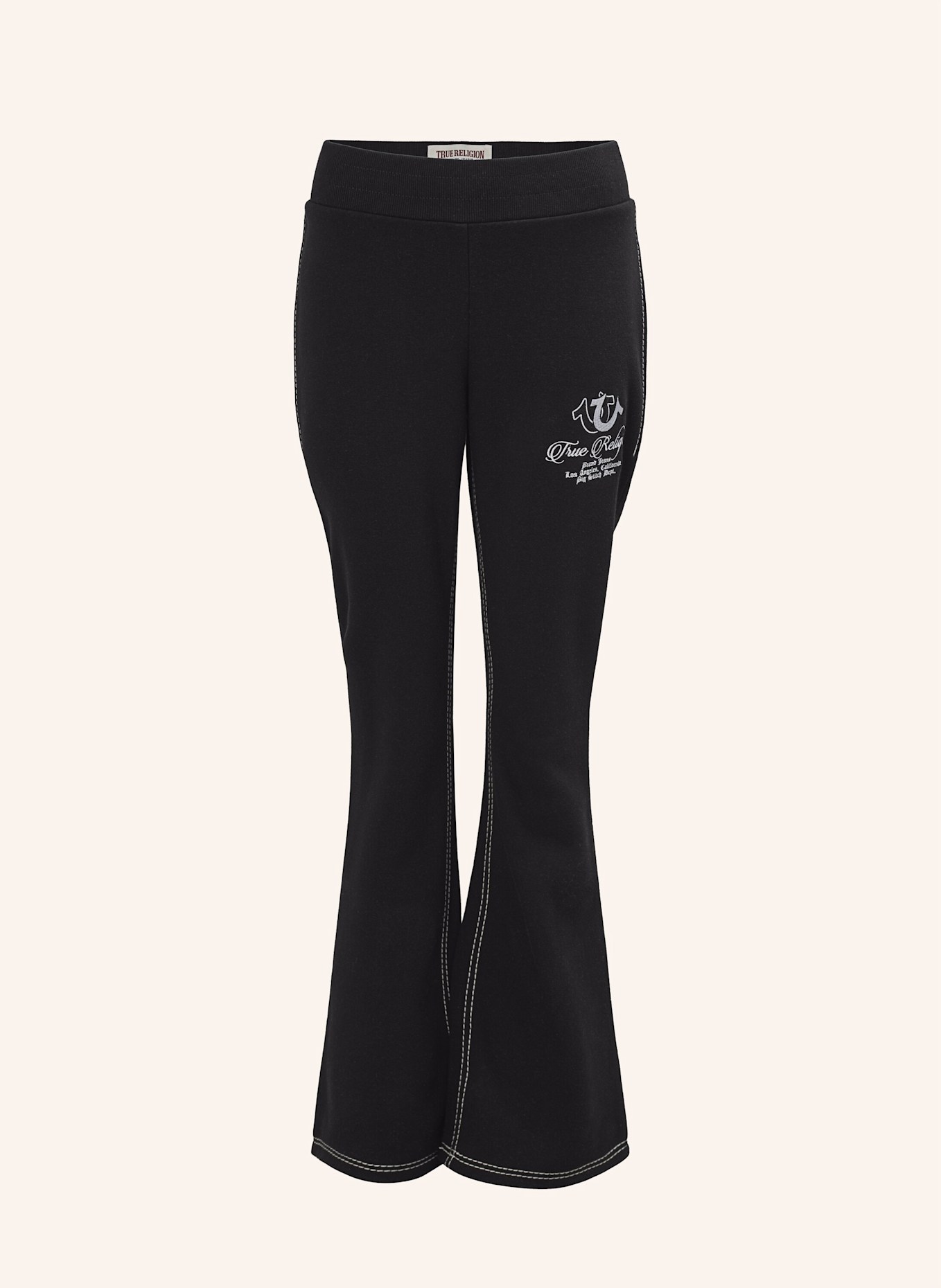 TRUE RELIGION Flare Sweatpants: SCHWARZ