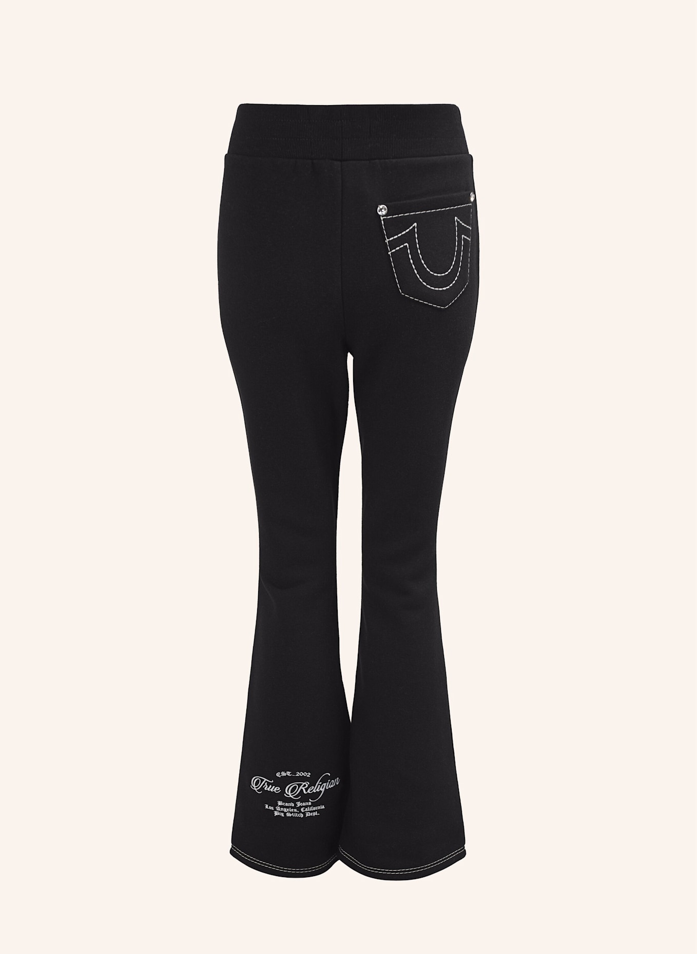 TRUE RELIGION Flare Sweatpants: SCHWARZ