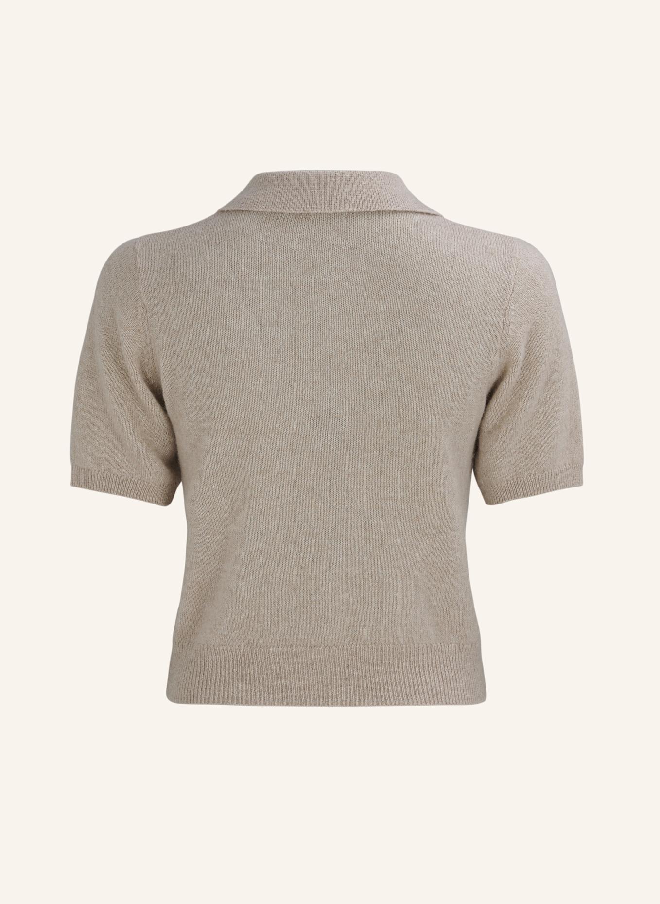 TRUE RELIGION Strick-Poloshirt AMARA: BEIGE