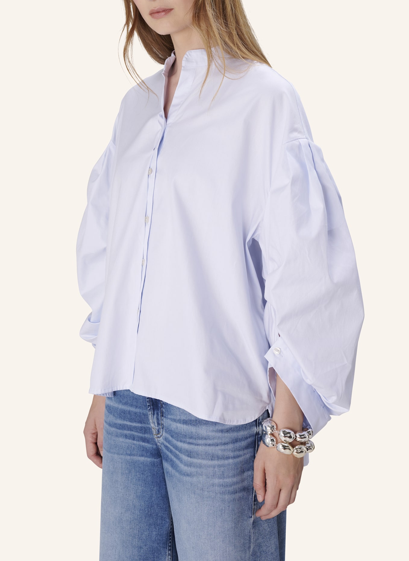 TRUE RELIGION Bluse VICKY: GRAU