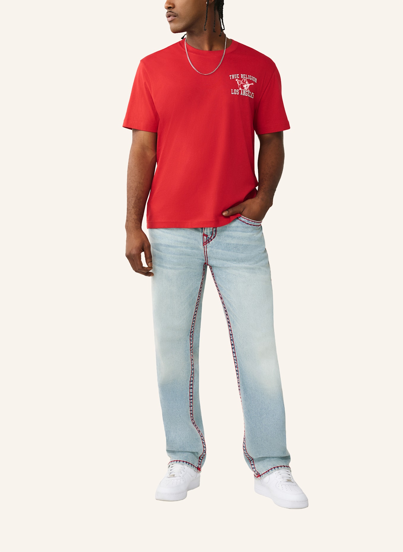 TRUE RELIGION Jeans BOBBY SUPER T: BLAU