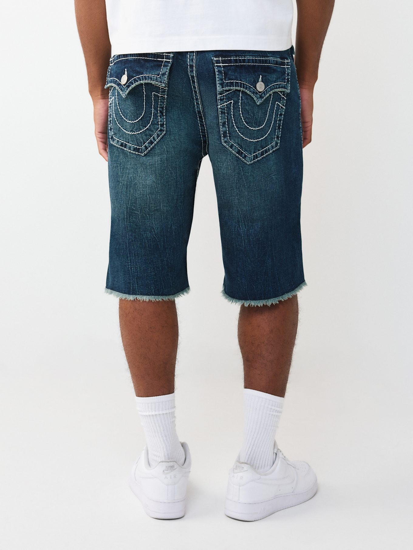 TRUE RELIGION Jeansshorts VINNY: BLAU