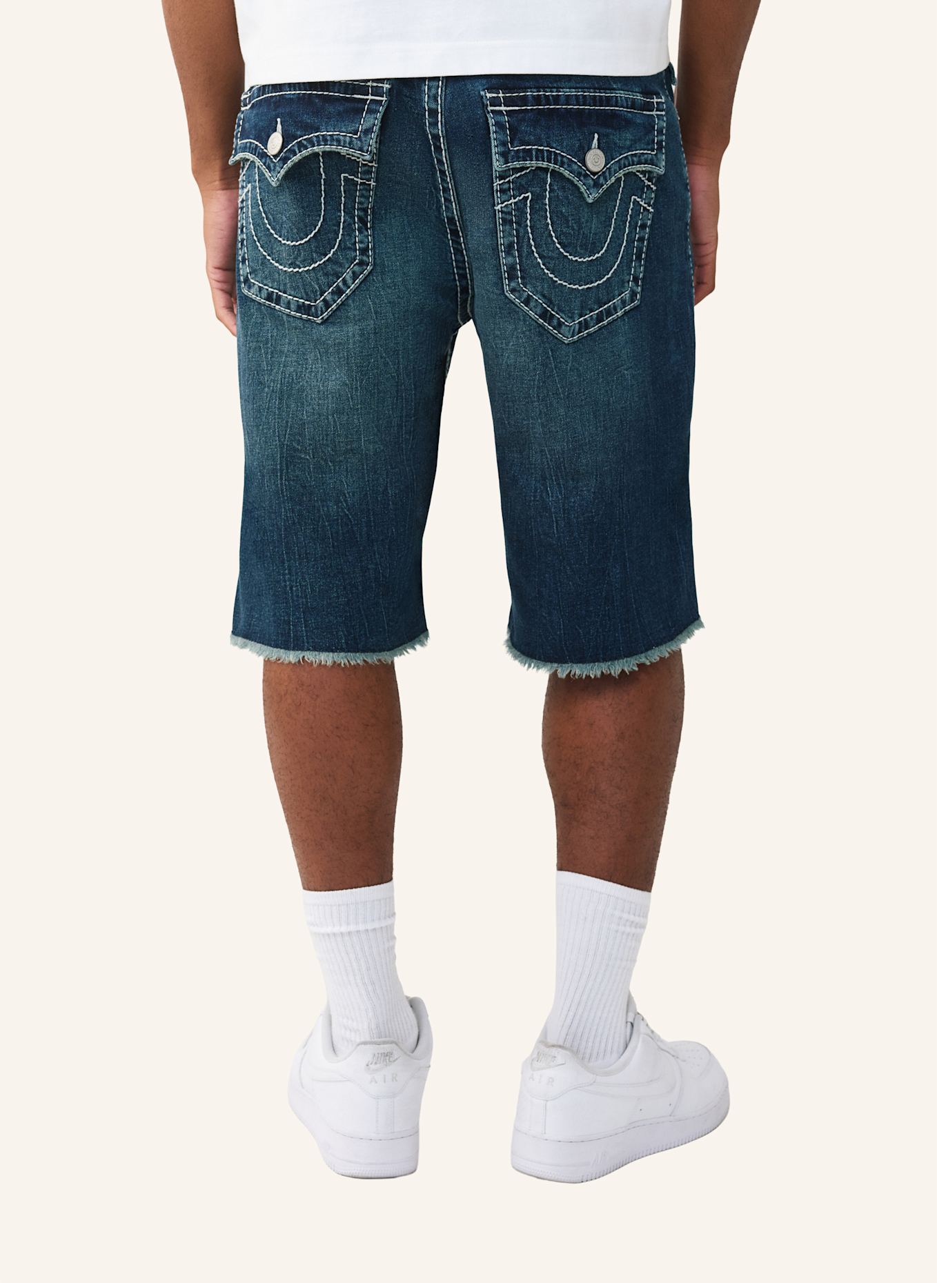 TRUE RELIGION Jeansshorts VINNY: BLAU
