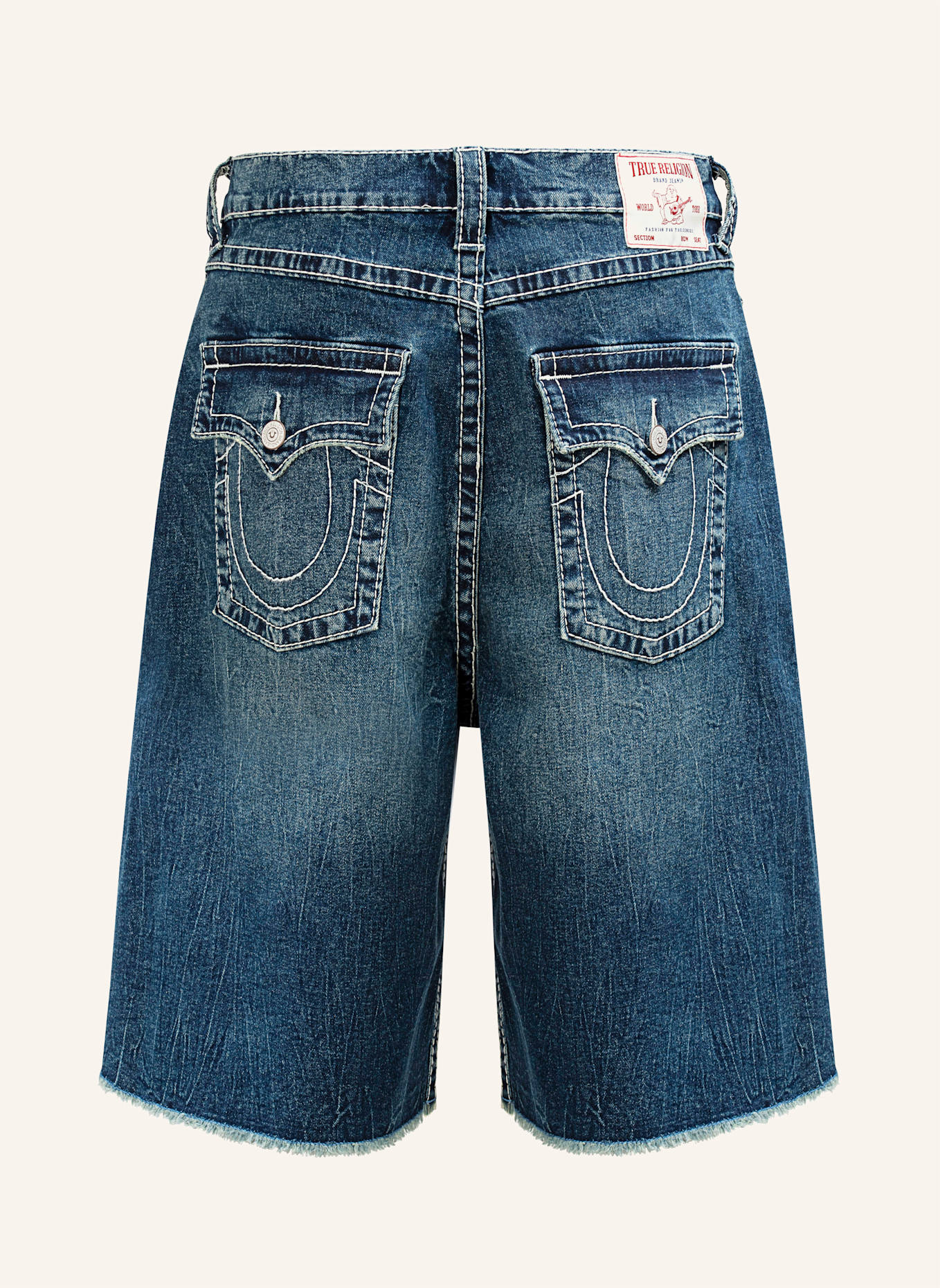 TRUE RELIGION Jeansshorts VINNY: BLAU
