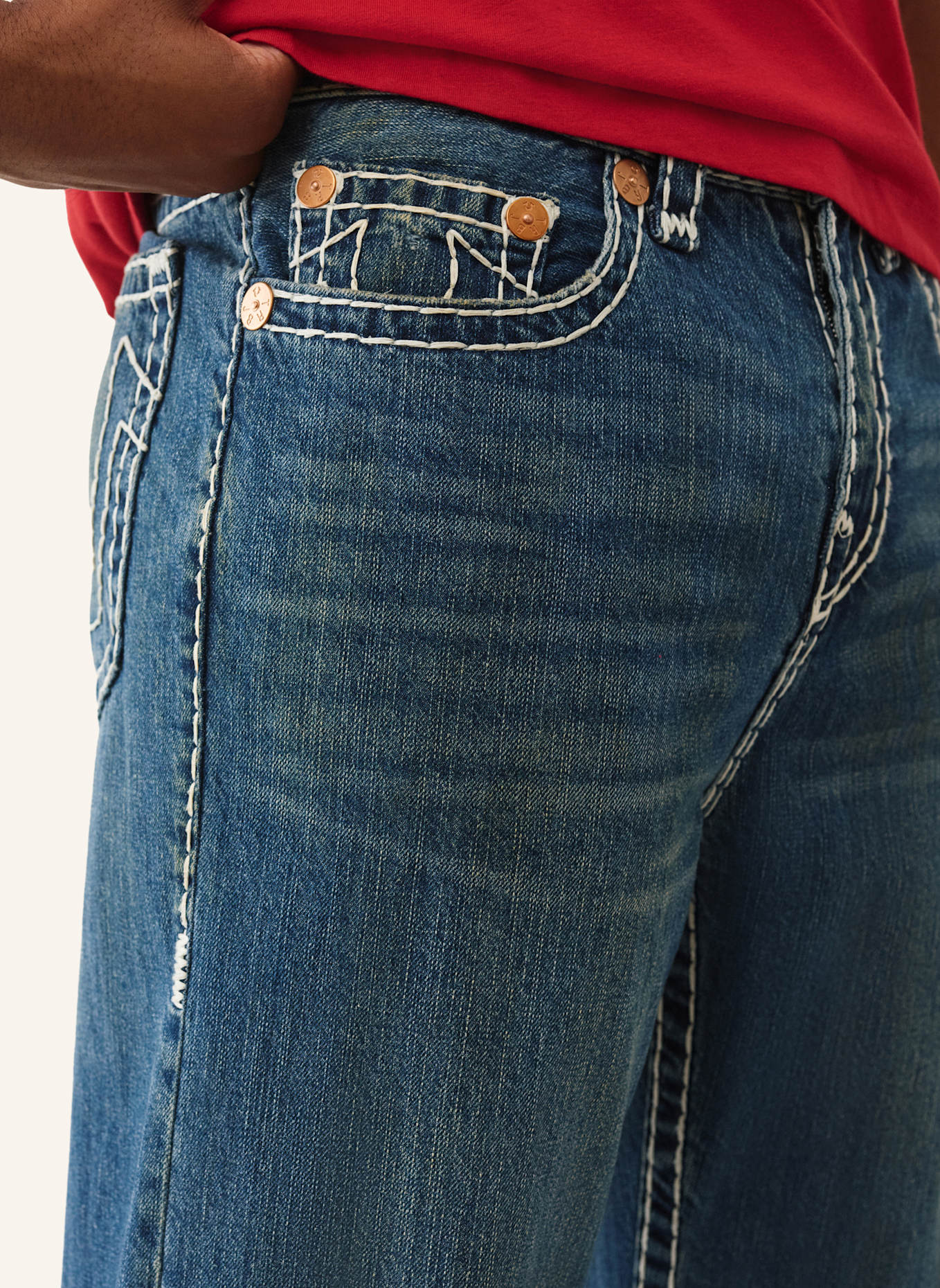 TRUE RELIGION Jeans VINNY Super T: BLAU