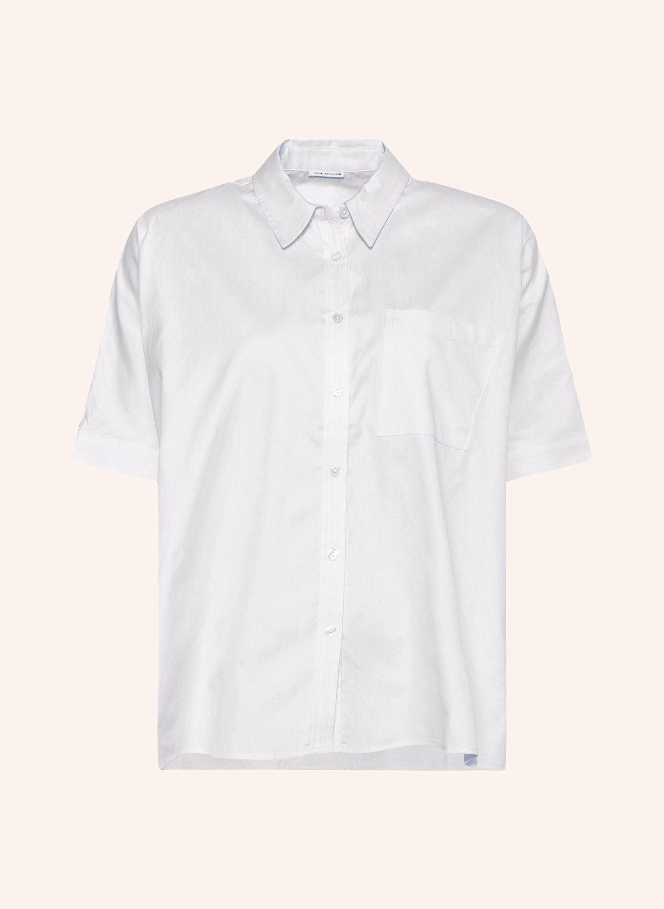 TRUE RELIGION Bluse Oversized: WEISS