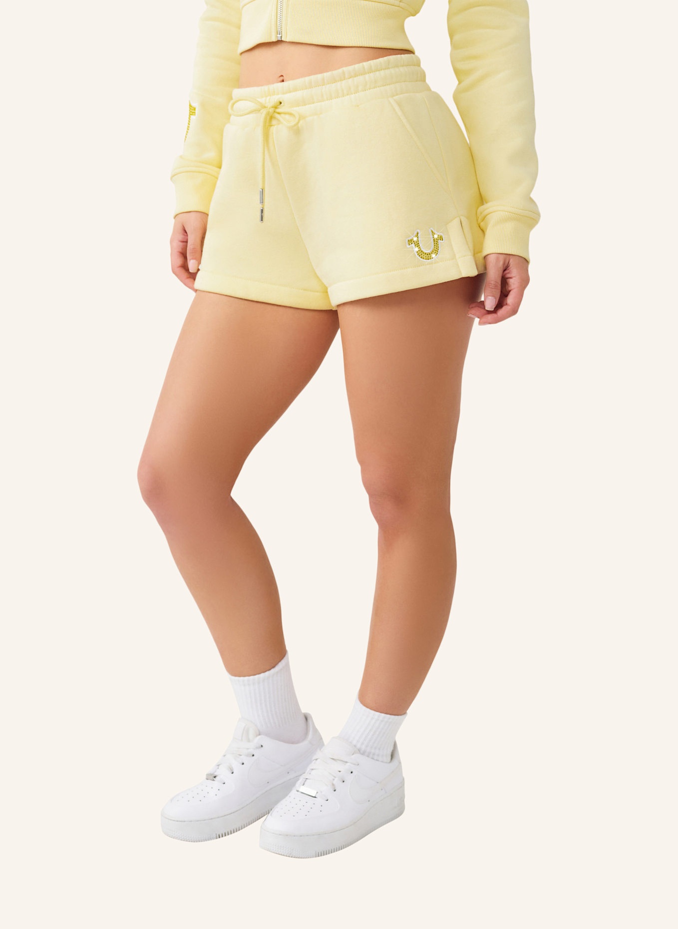 TRUE RELIGION Shorts: BLAU