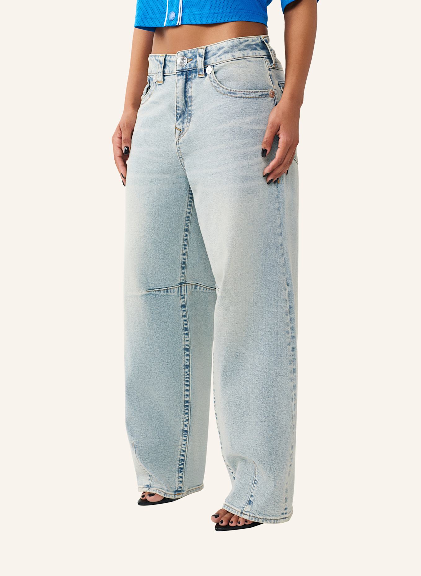 TRUE RELIGION Jeans BARINA BAGGY: HELLBLAU