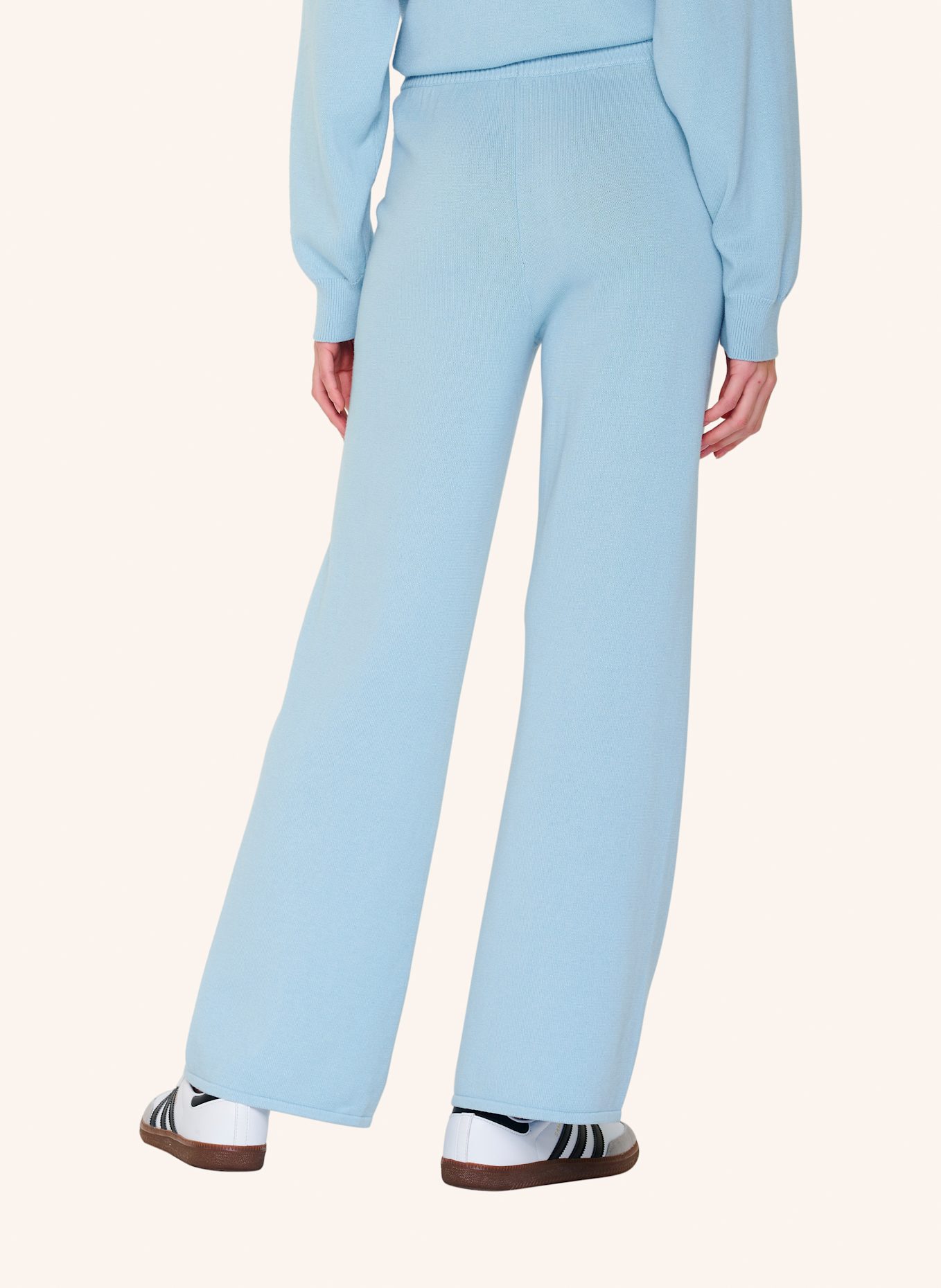 TRUE RELIGION Strickhose: BLAU