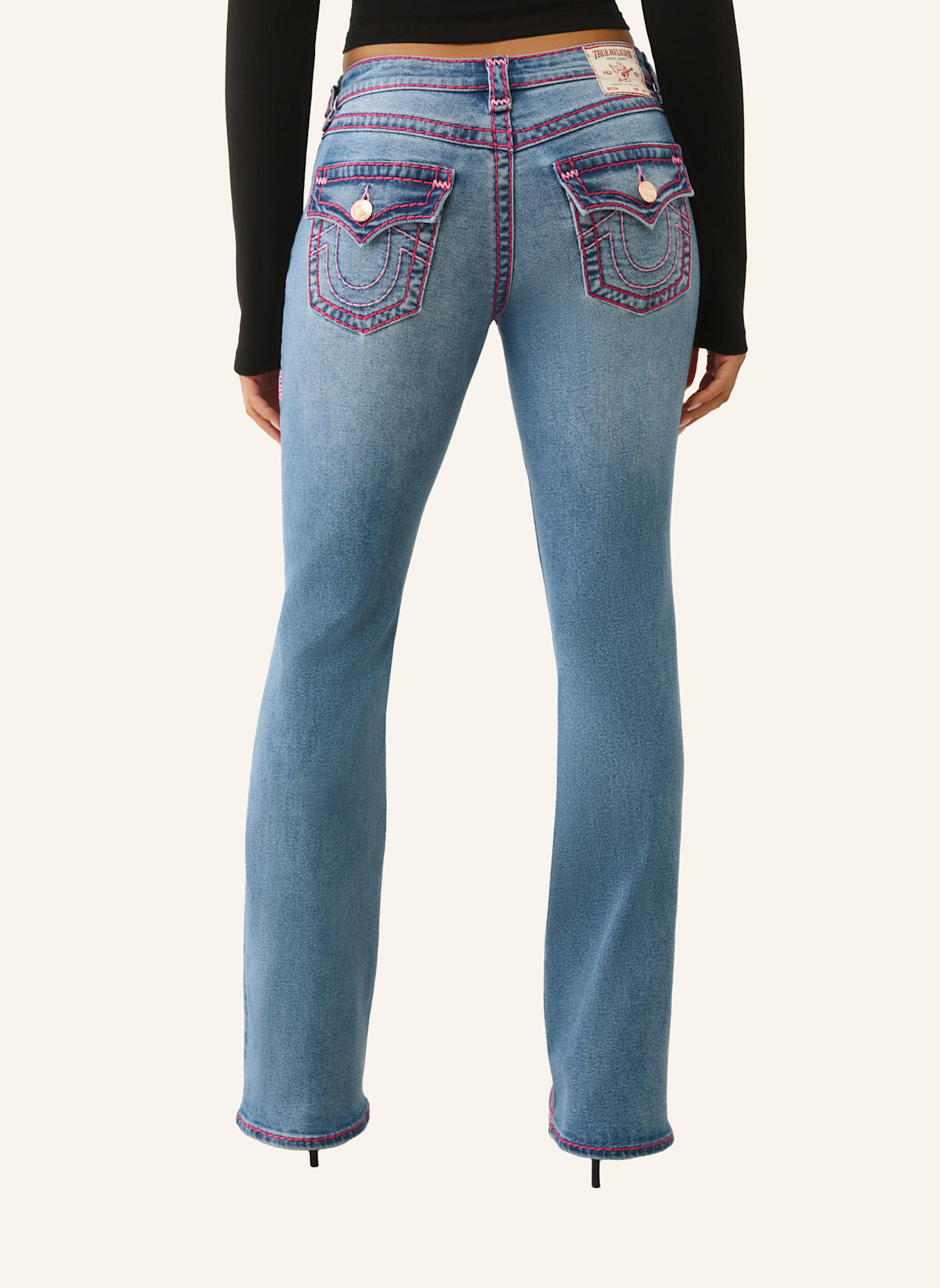 TRUE RELIGION Jeans BECCA Bootcut: BLAU