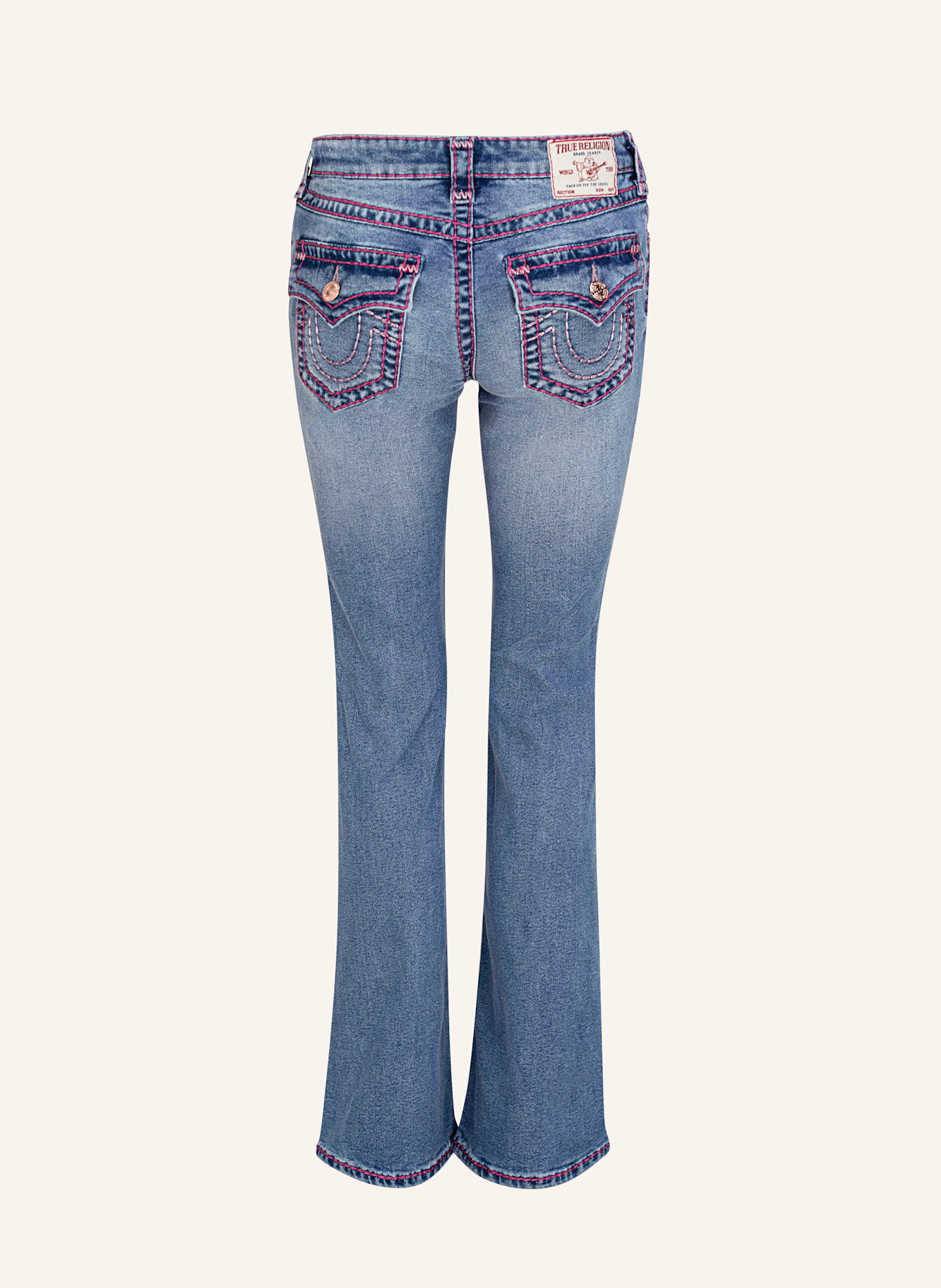 TRUE RELIGION Jeans BECCA Bootcut: BLAU
