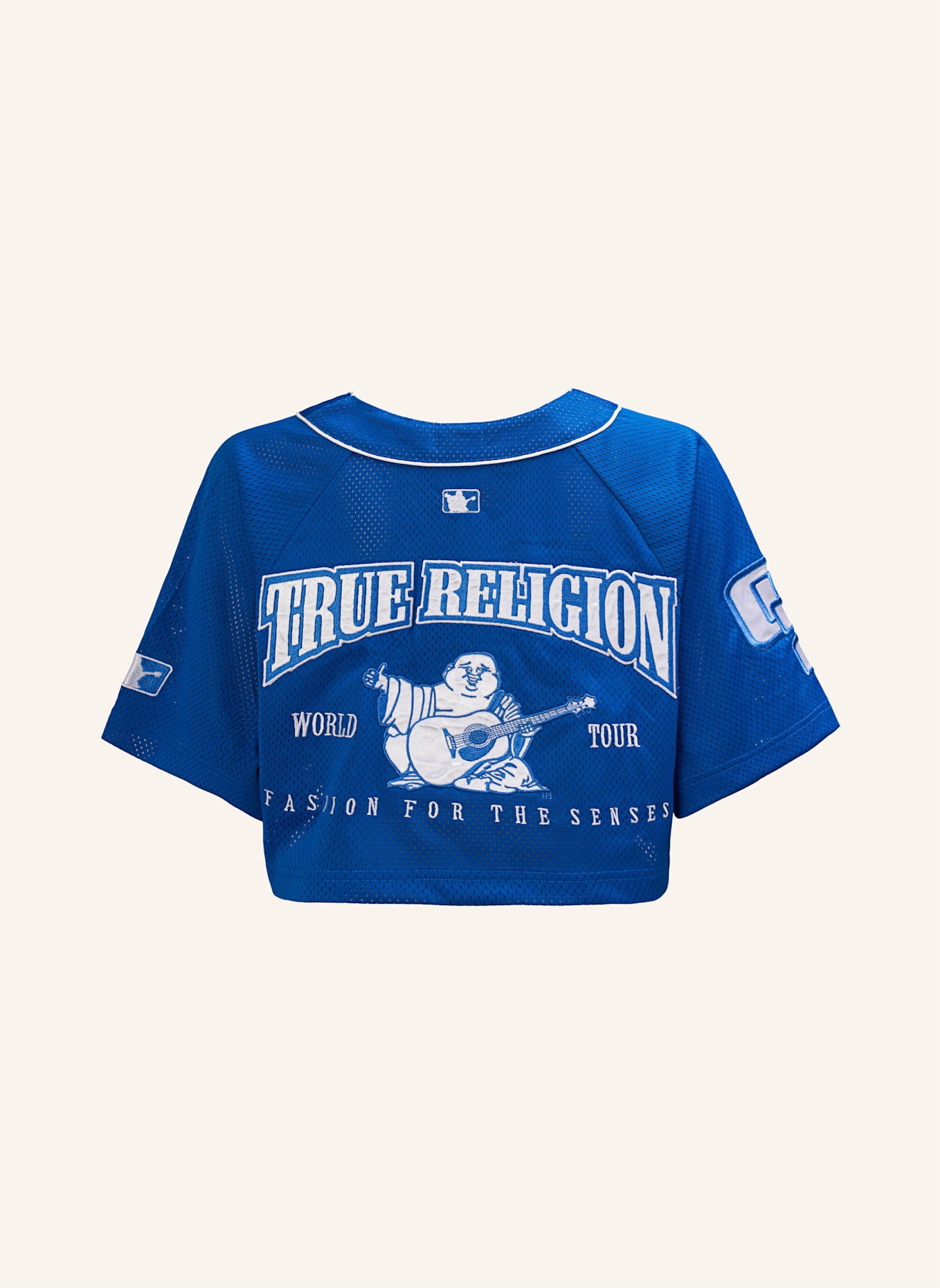 TRUE RELIGION Jerseyhemd SATIN PATCH: BLAU