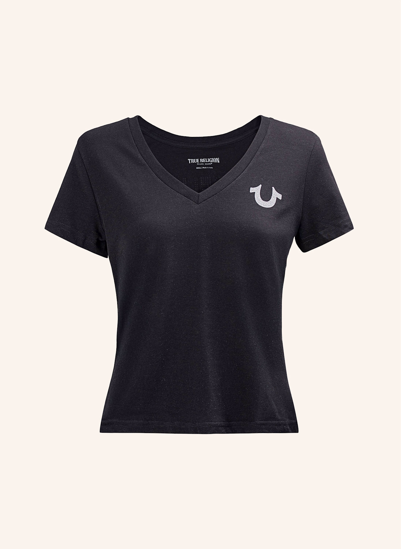 TRUE RELIGION T-Shirt BUDDHA: SCHWARZ