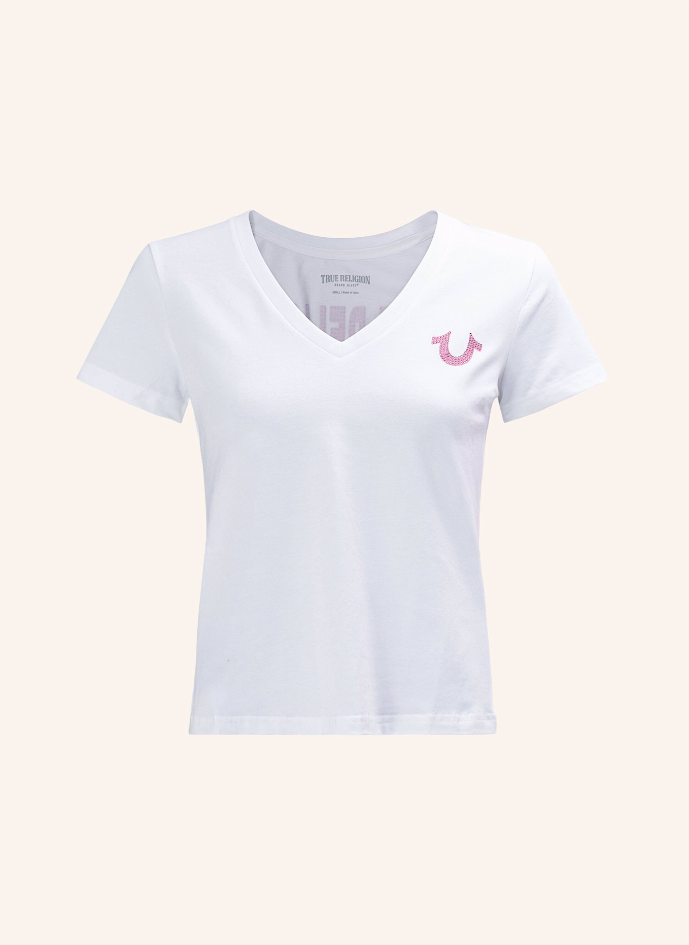 TRUE RELIGION T-Shirt BUDDHA: WEISS