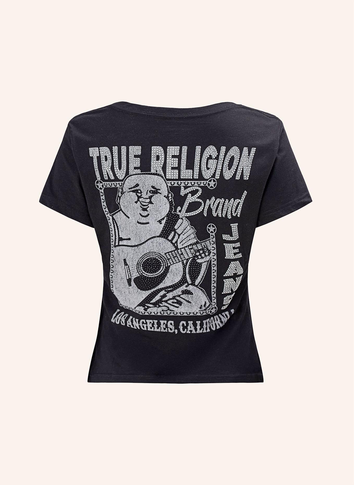 TRUE RELIGION T-Shirt BUDDHA: SCHWARZ