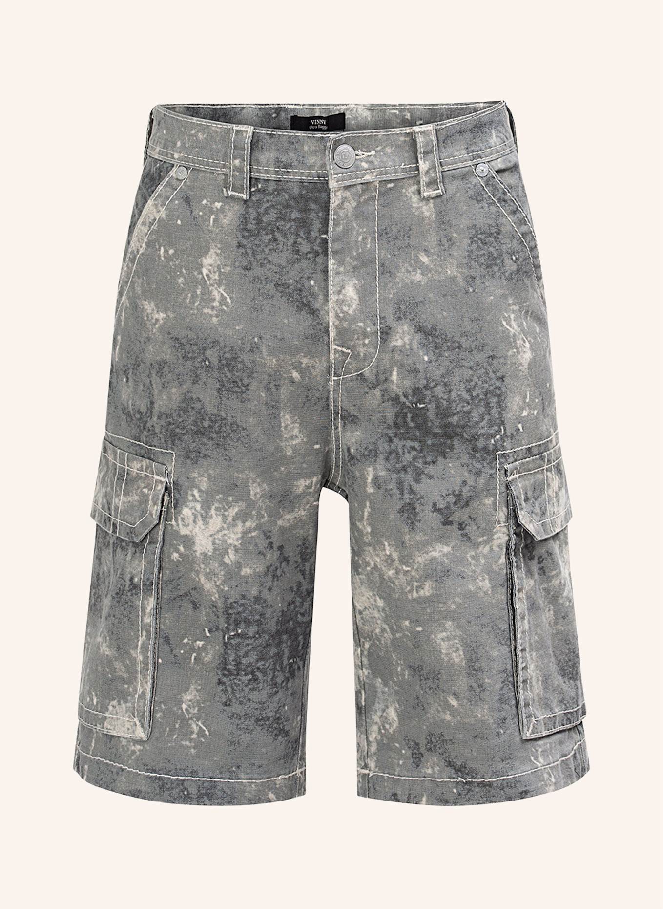 TRUE RELIGION Cargo-Shorts VINNY BIG T: GRAU