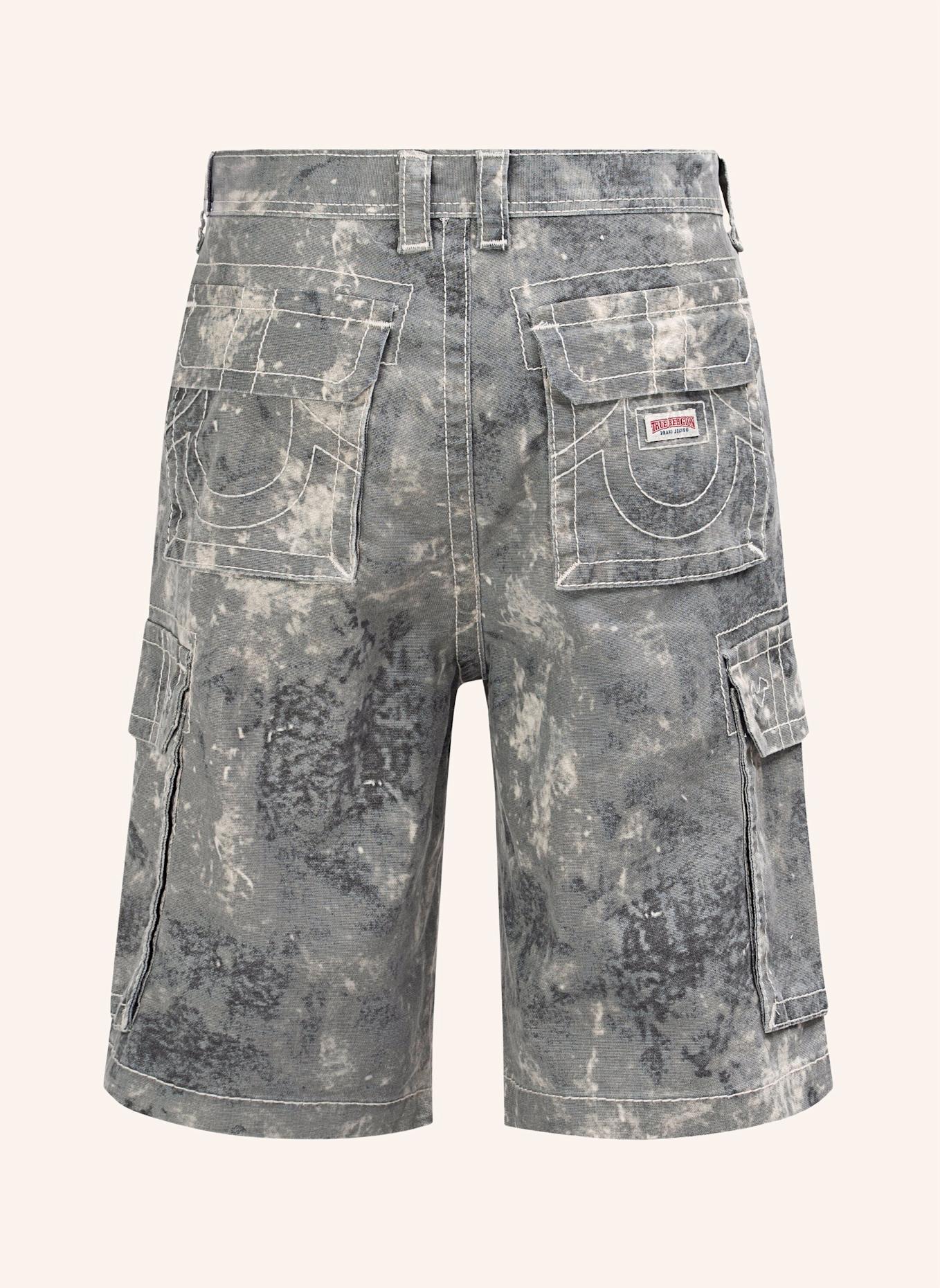 TRUE RELIGION Cargo-Shorts VINNY BIG T: GRAU