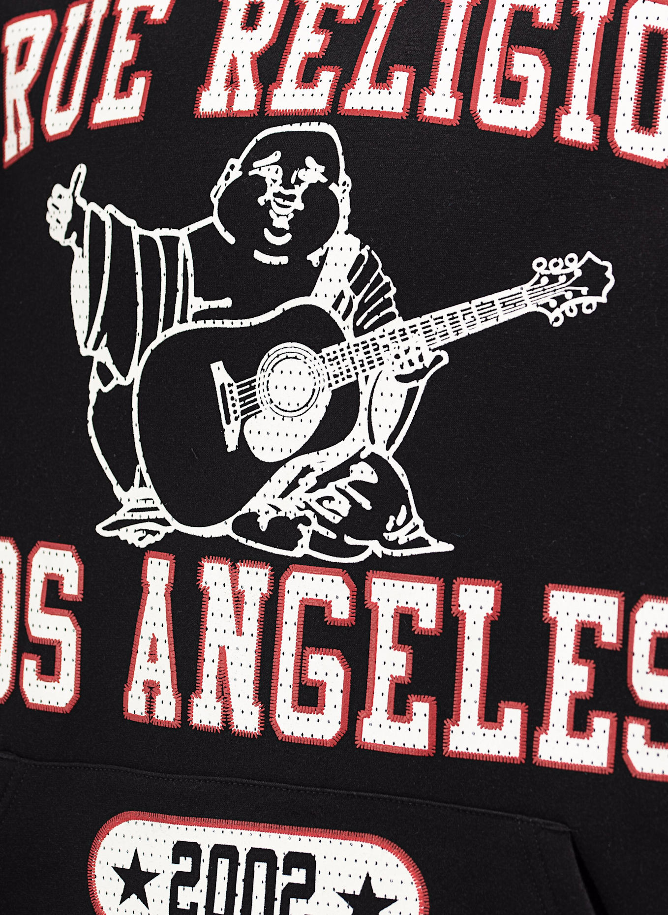 TRUE RELIGION Hoddie BUDDHA: SCHWARZ