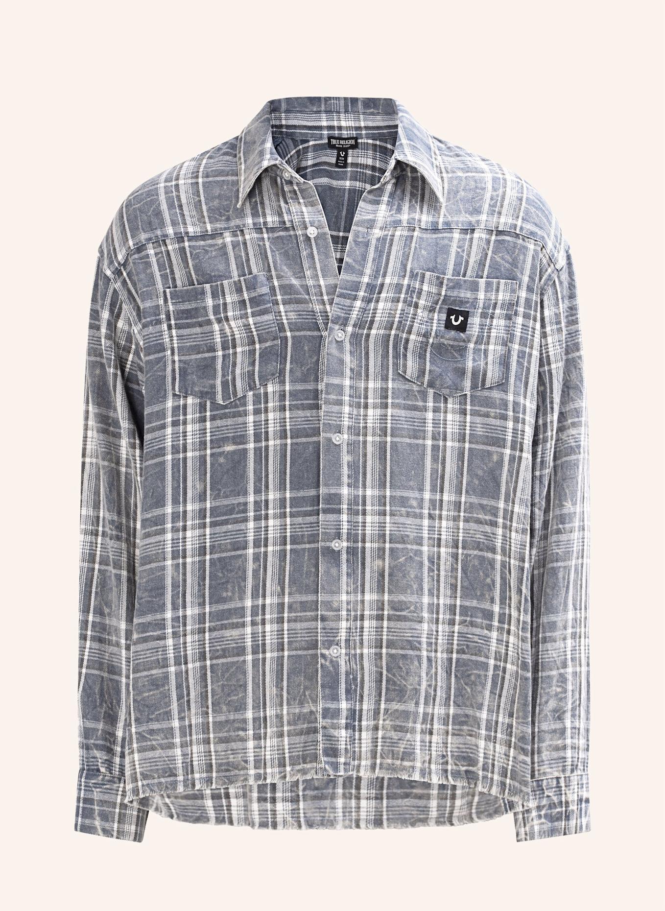 TRUE RELIGION Flannellhemd: BLAU
