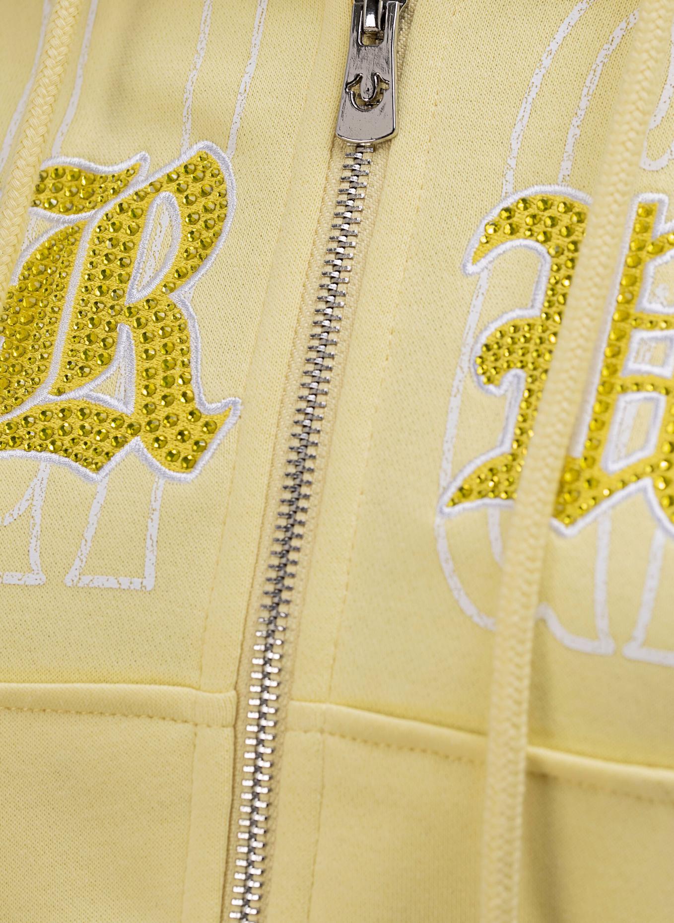 TRUE RELIGION Zip-Hoodie: BLAU