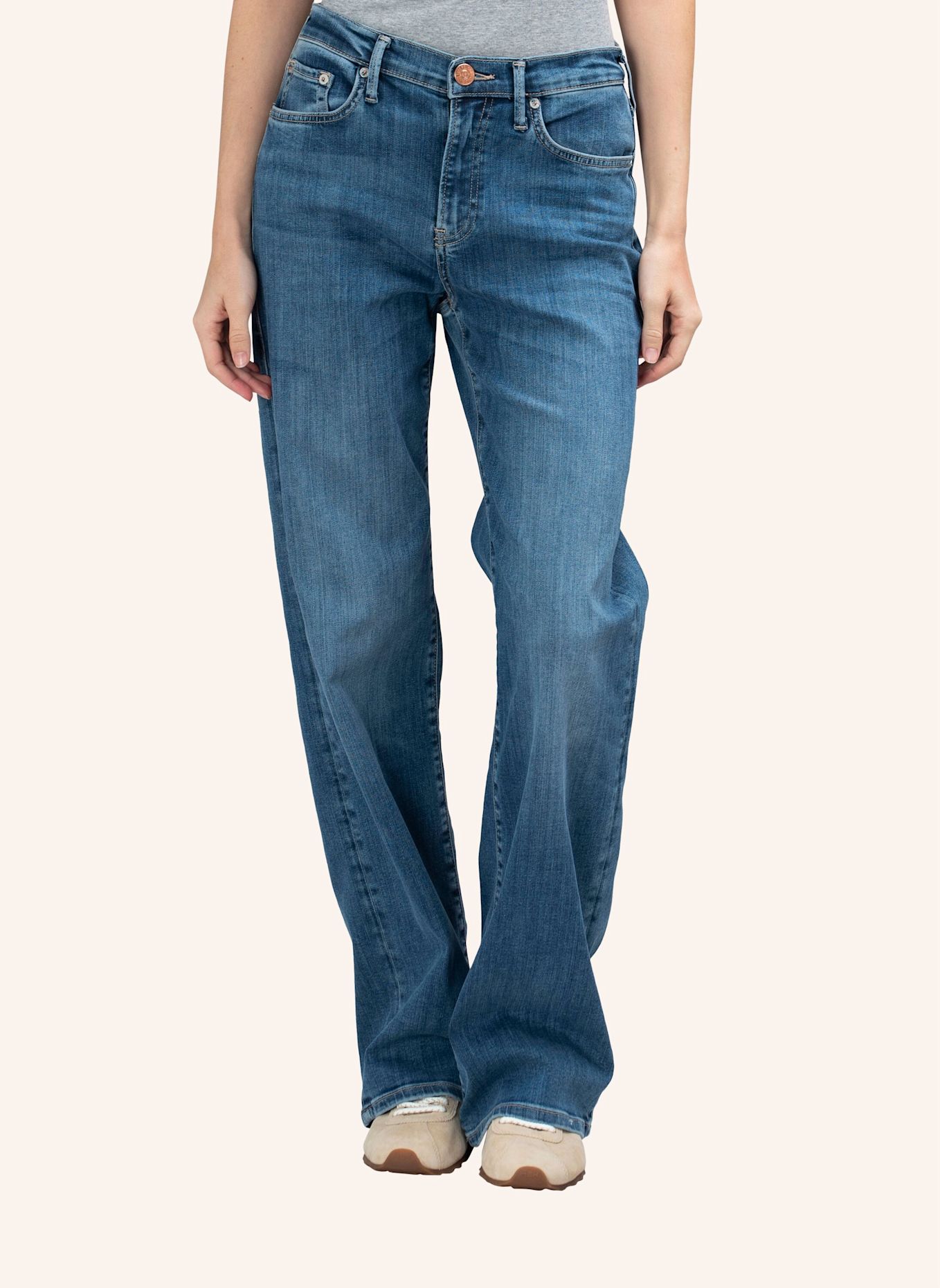 TRUE RELIGION Jeans SHIRLEY: BLAUGRAU / DUNKELBLAU