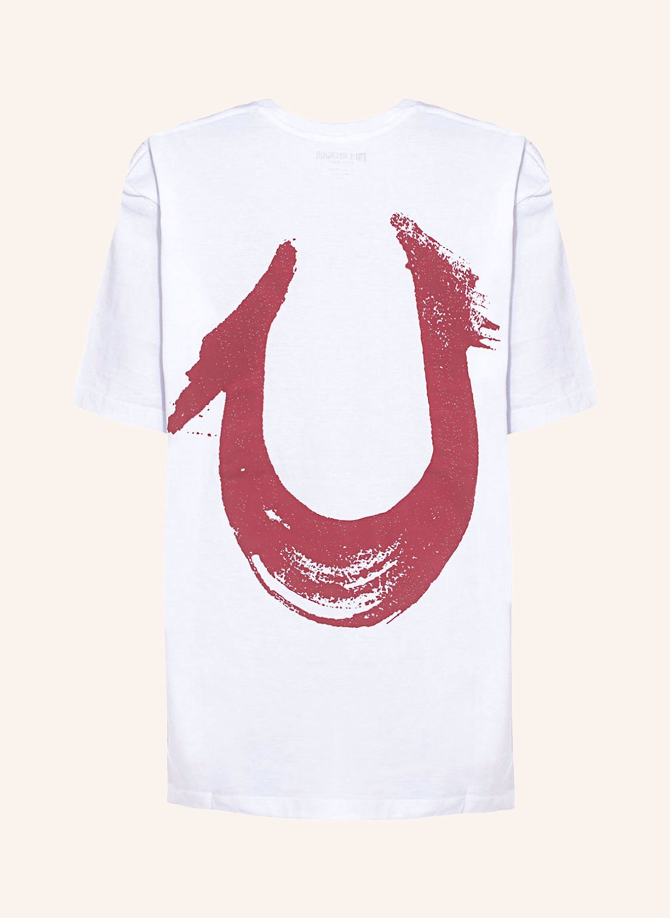 TRUE RELIGION T-Shirt BRUSH: WEISS