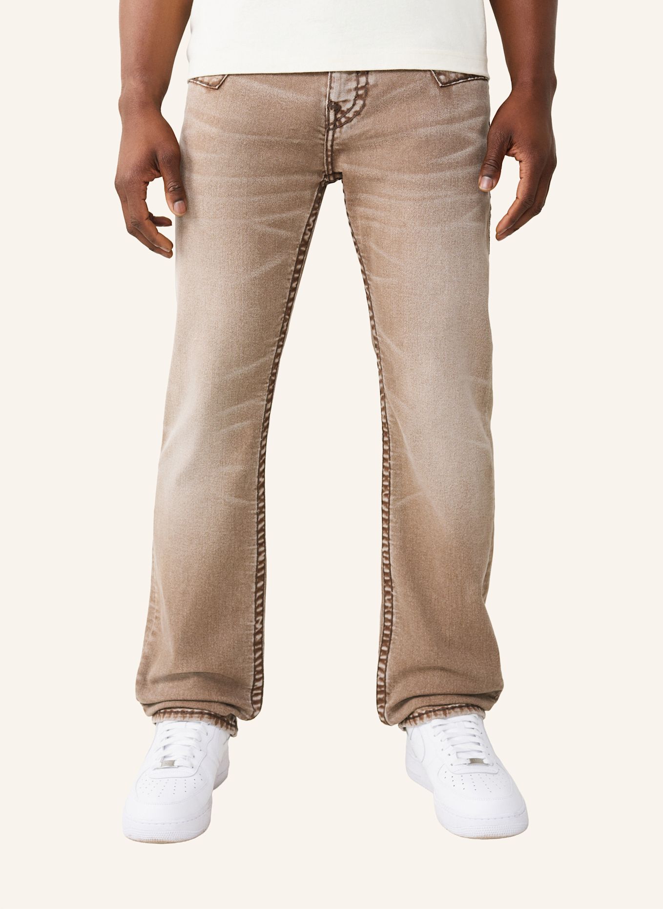 TRUE RELIGION Jeans RICKY Super T: BRAUN