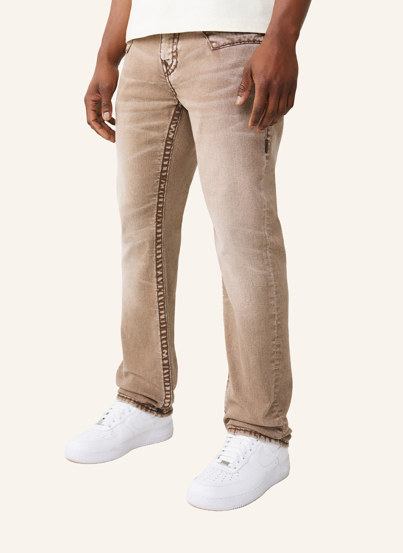 TRUE RELIGION Jeans RICKY Super T: BRAUN