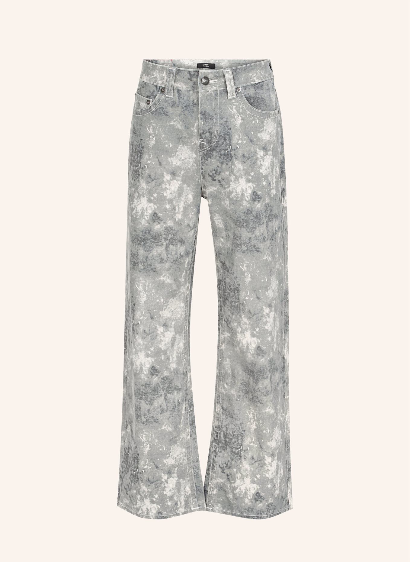 TRUE RELIGION Jeans VINNY Tie Dye Camo: GRAU