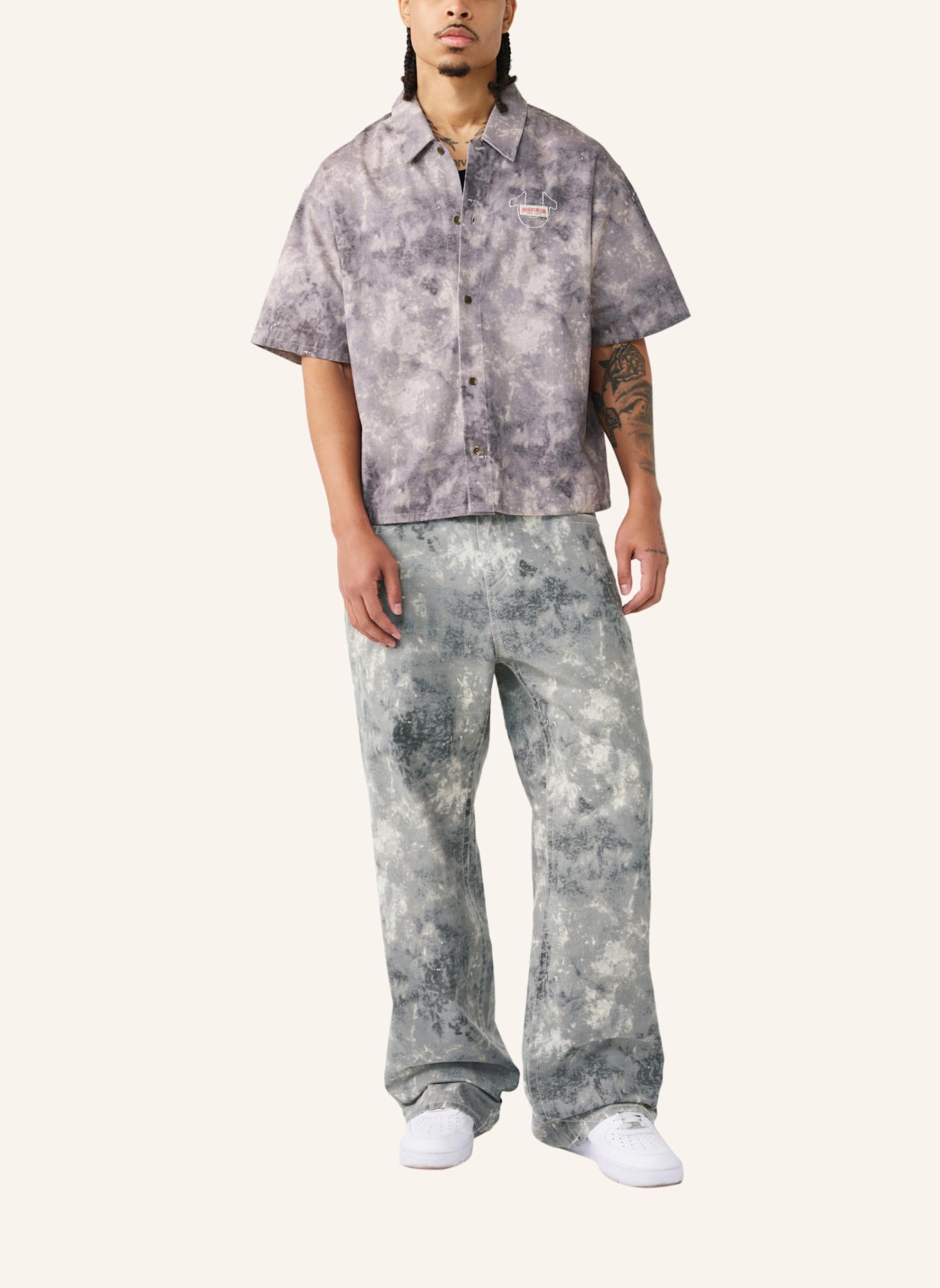 TRUE RELIGION Jeans VINNY Tie Dye Camo: GRAU
