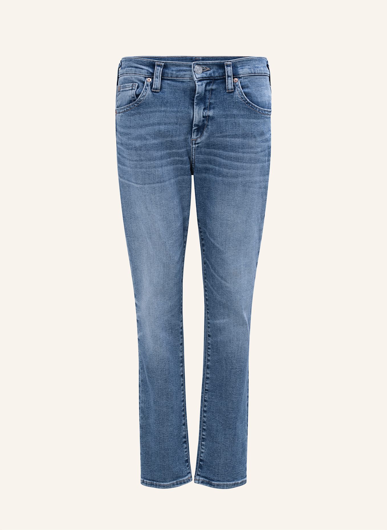 TRUE RELIGION Jeans Boyfriend: BLAUGRAU/ DUNKELBLAU