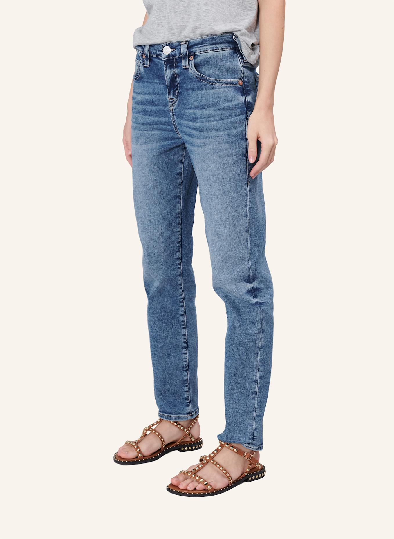 TRUE RELIGION Jeans Boyfriend: BLAUGRAU/ DUNKELBLAU