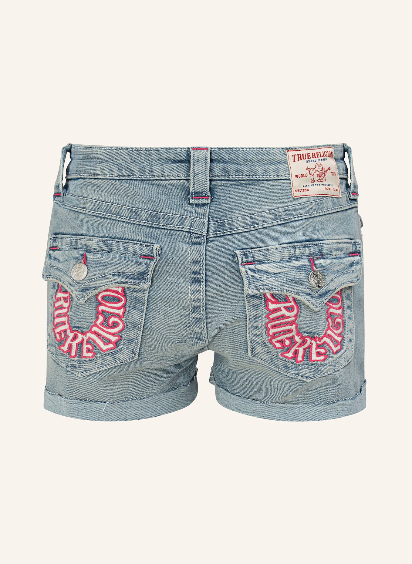 TRUE RELIGION Shorts JENNIE: BLAU